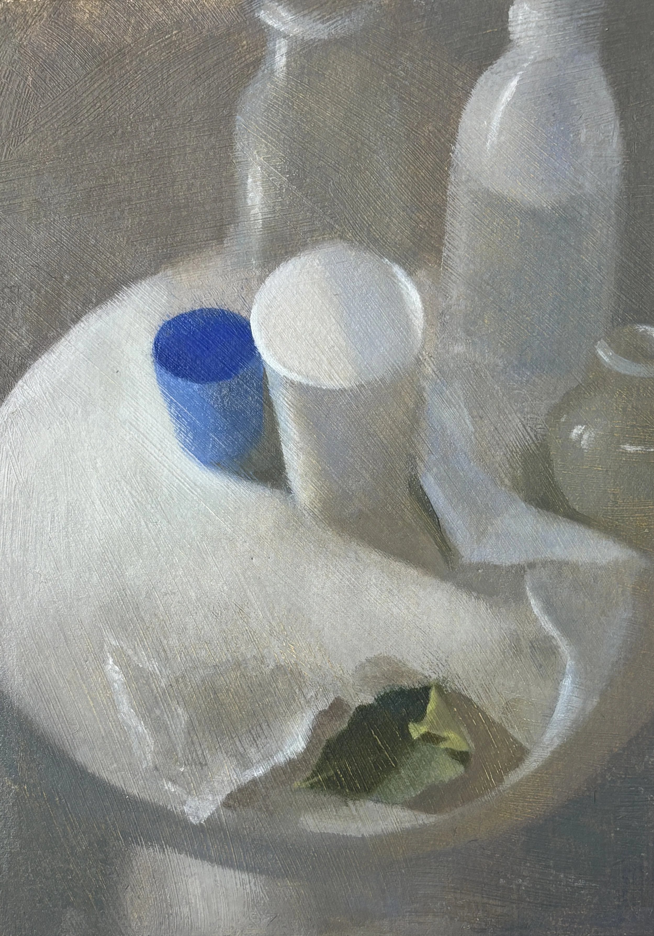 Still Life with Blue Egg Cup by Michelle Maddox