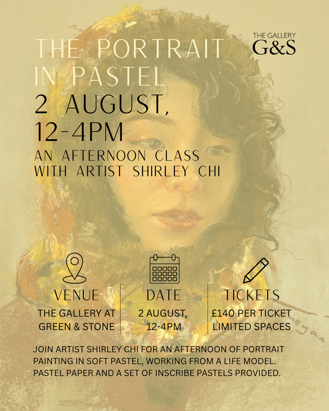 The Portrait in Pastel: A Workshop with Shirley Chi