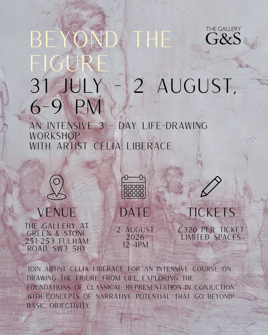 'Beyond the Figure': An Intensive Life-Drawing Workshop with Celia Liberace