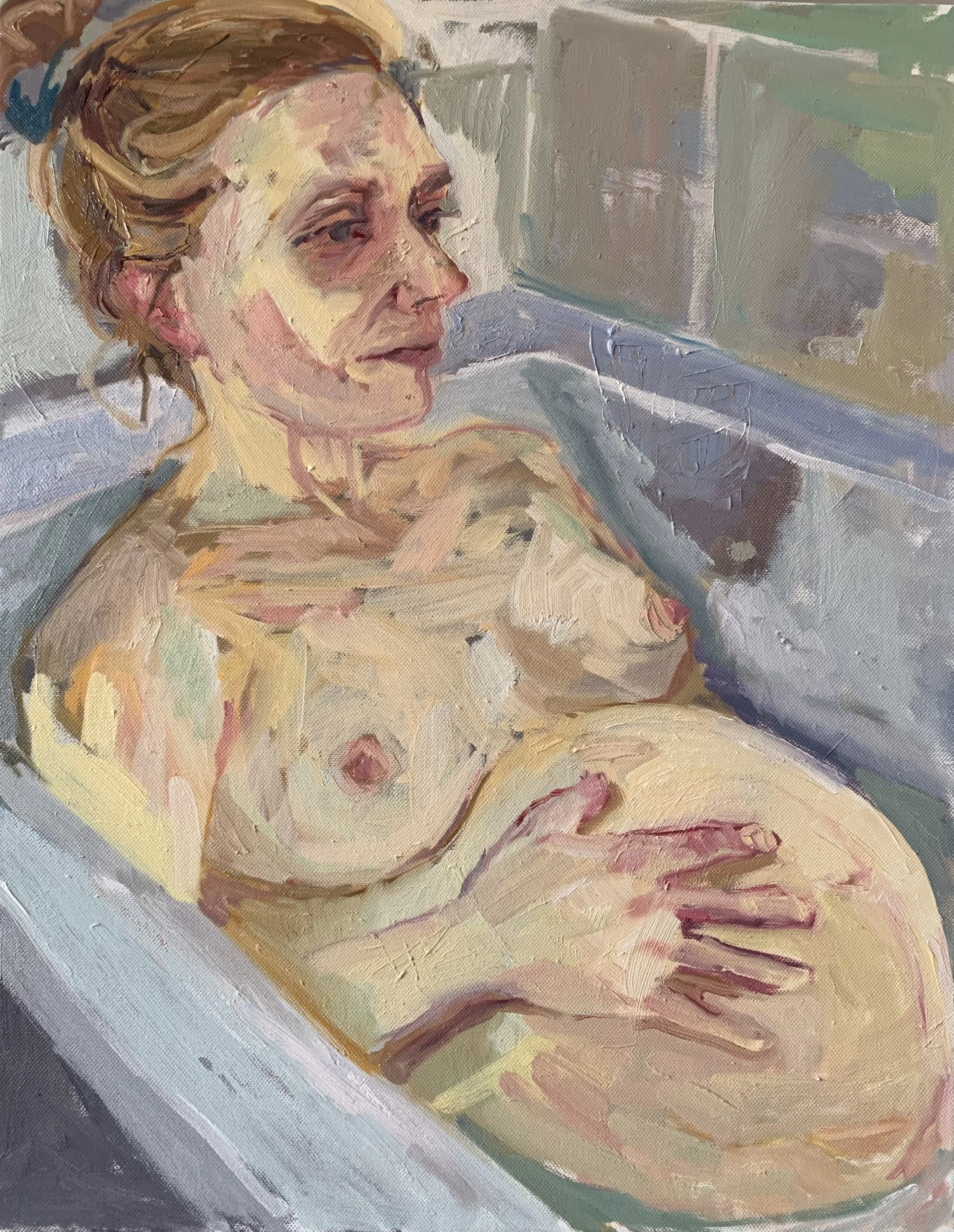 Wriggler.Oil on Canvas.50x76cm.jpg
