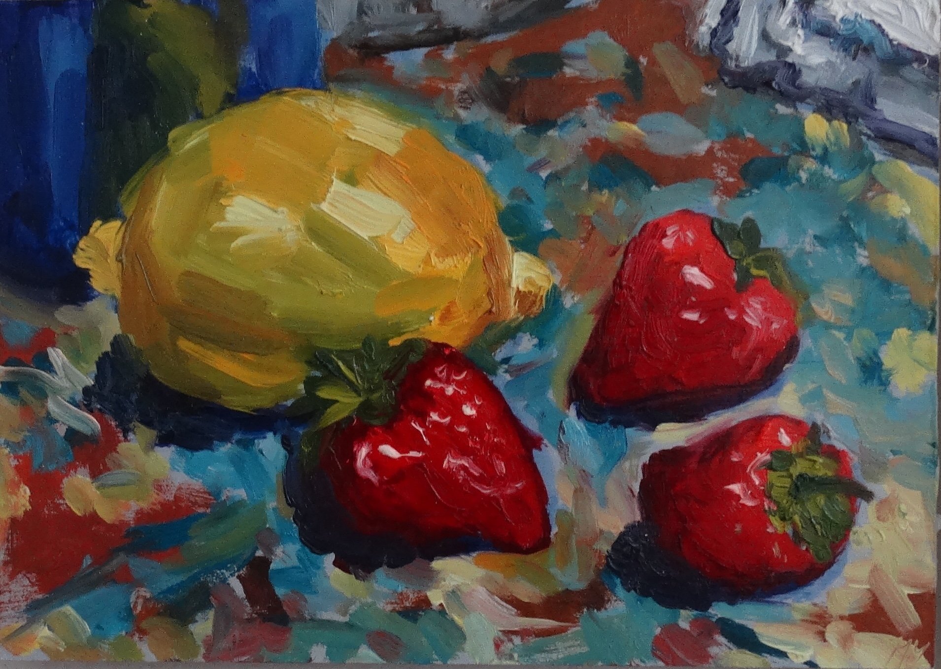 Lemon & Strawberries, Maria Yadegar