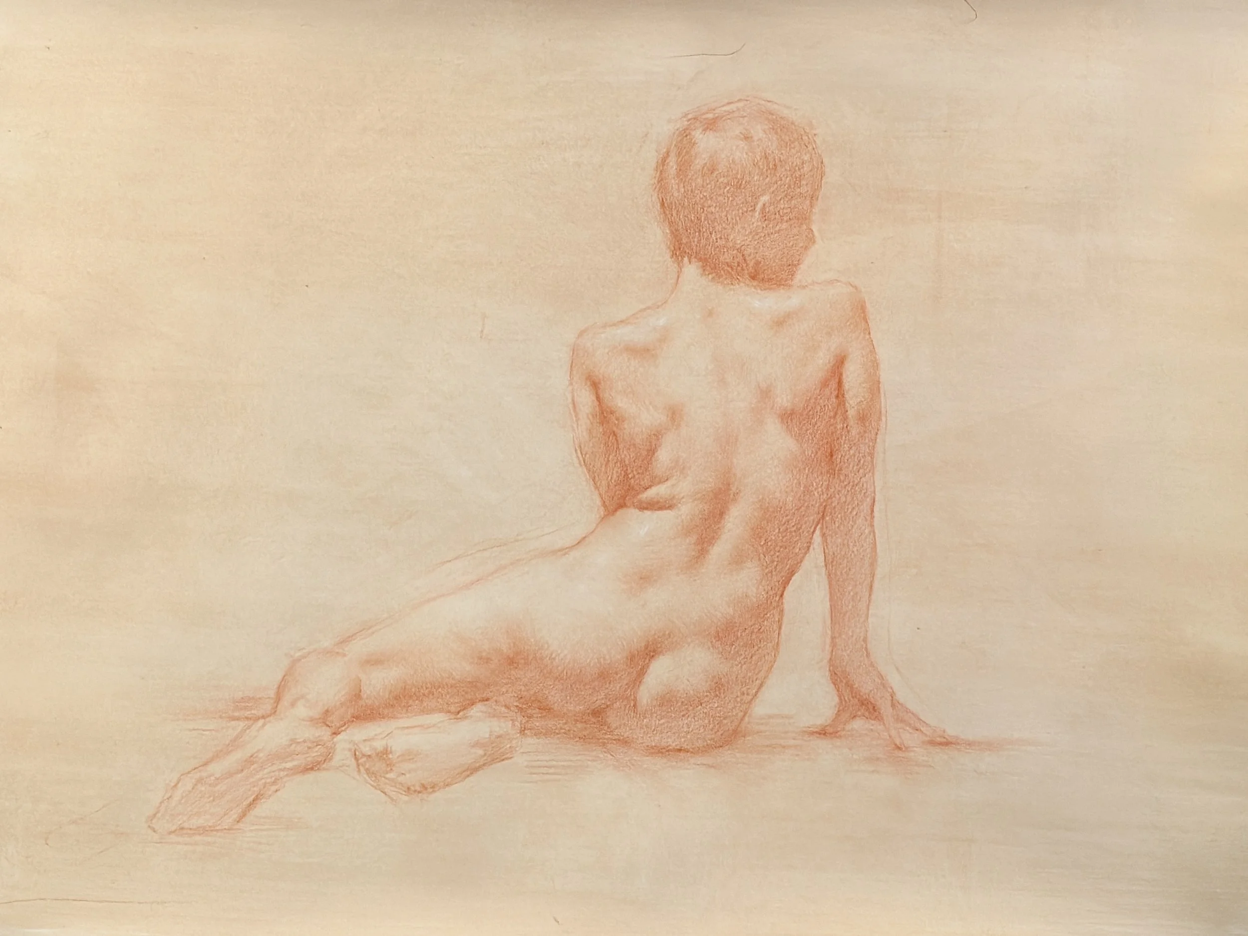 Seated Study Verso by Leo Bignell