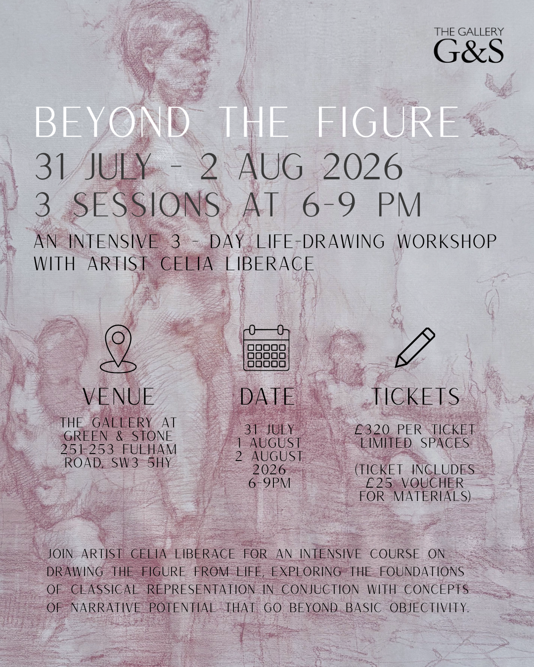 'Beyond the Figure': An Intensive Life-Drawing Workshop with Celia Liberace