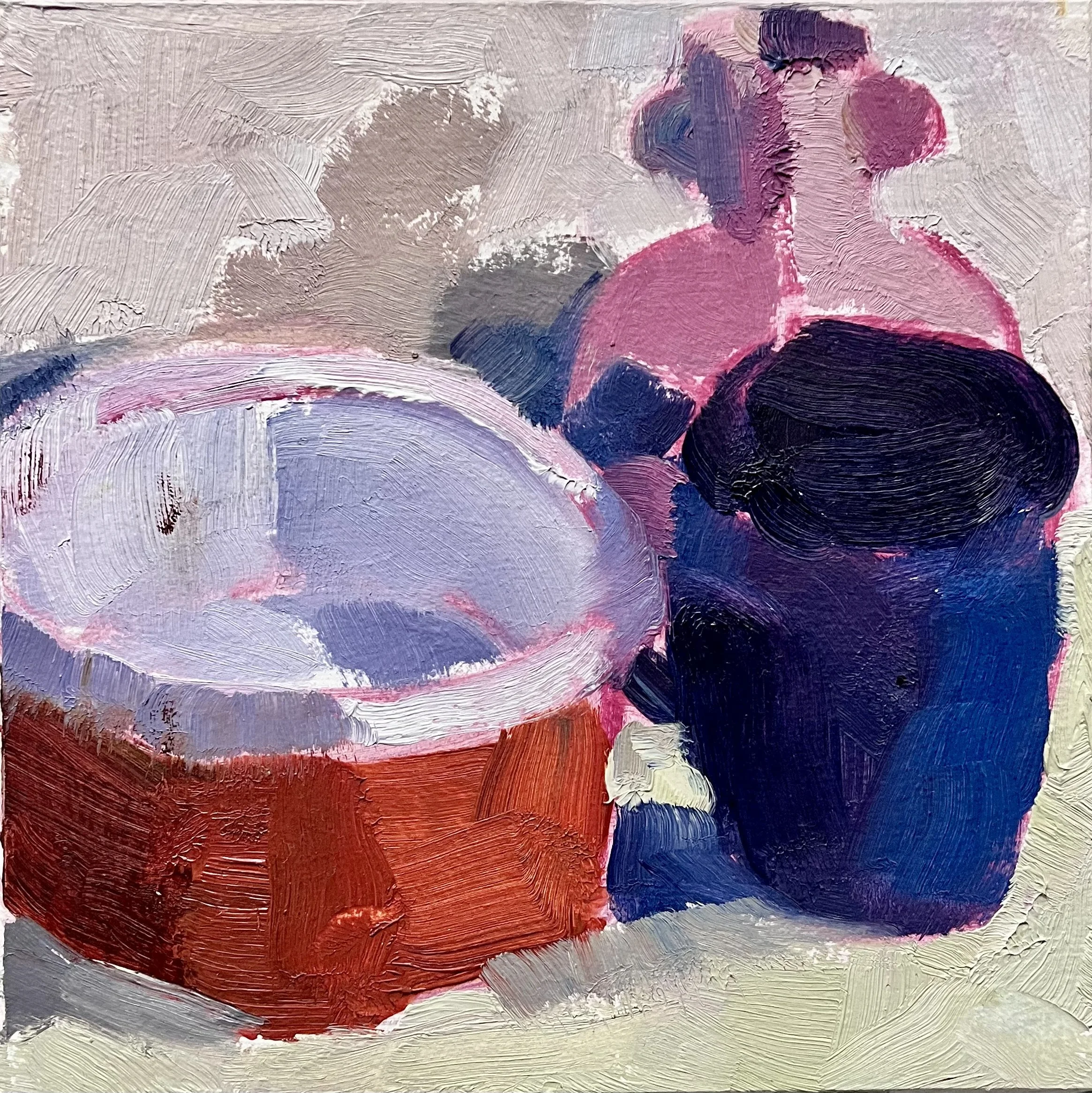 Pink Earred Vase by Kate Measham