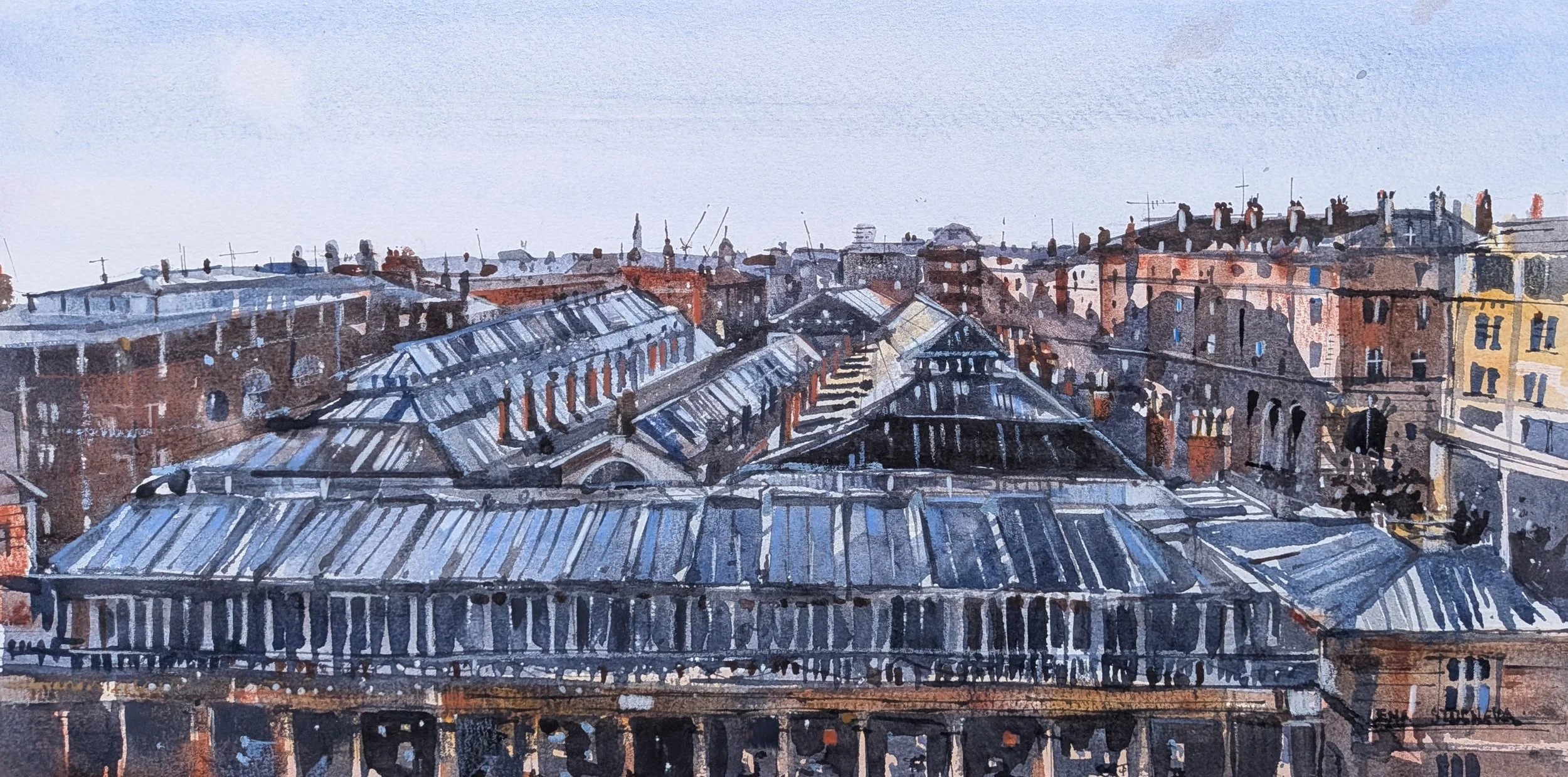 Covent Garden Roofs by Lena Stogneva