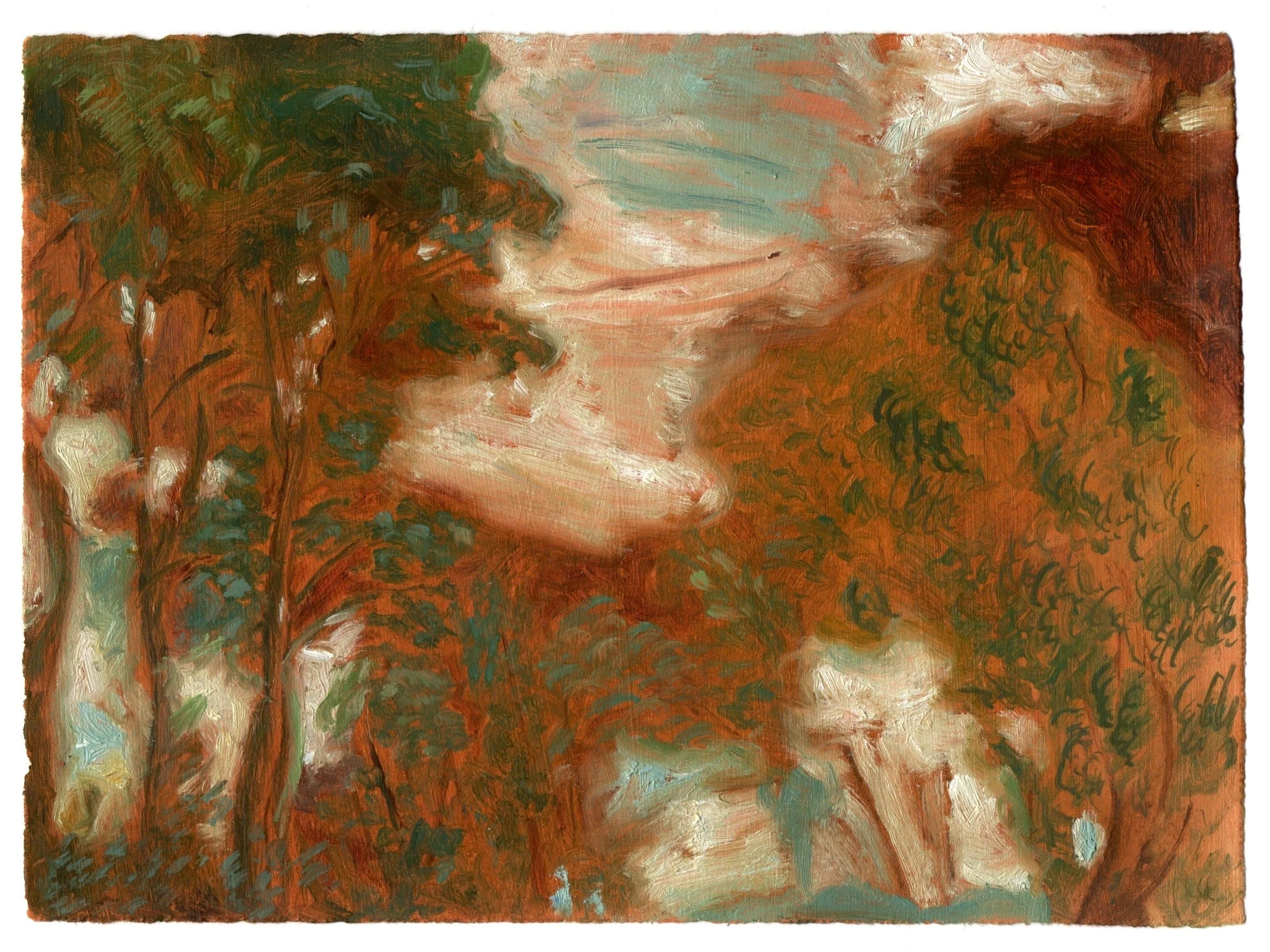 Under a weighted sky (after Rubens) by Sophia Ponte