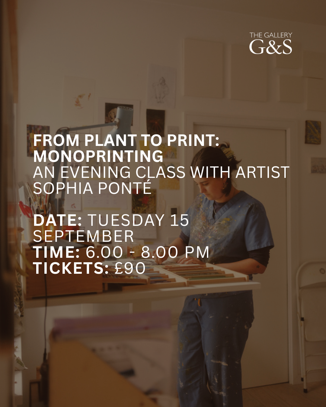 From Plant to Print: Monoprinting with Sophia Ponté
