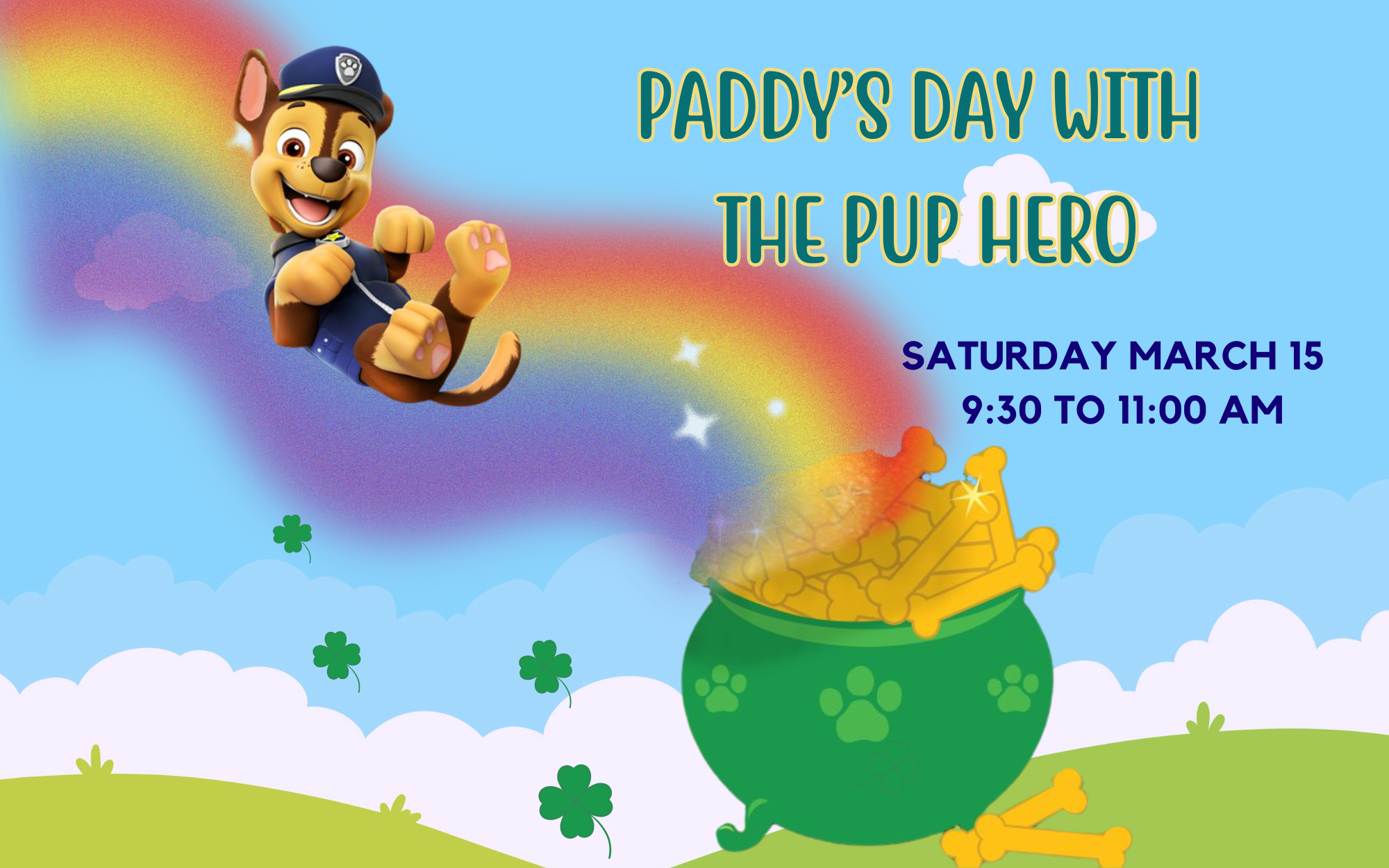 Paddy’s Day with the Pup Hero