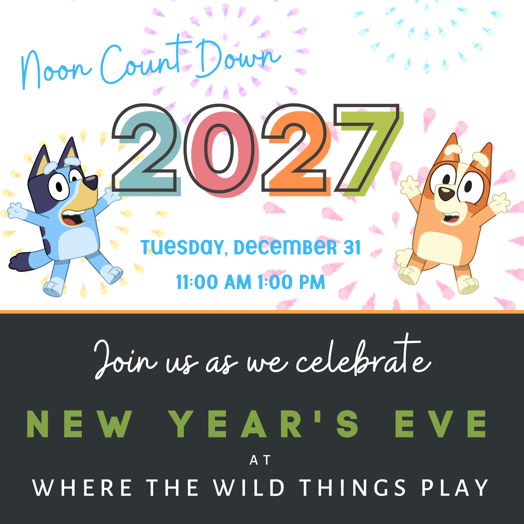 Noon Countdown to 2027!