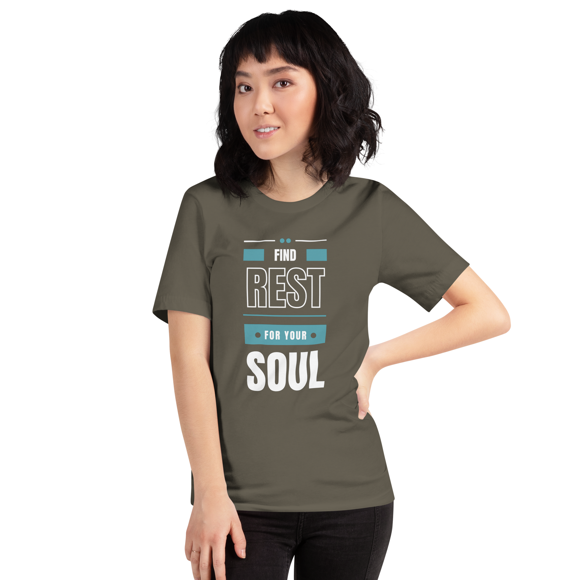 unisex-staple-t-shirt-army-front-63d33e7de9a9f.png