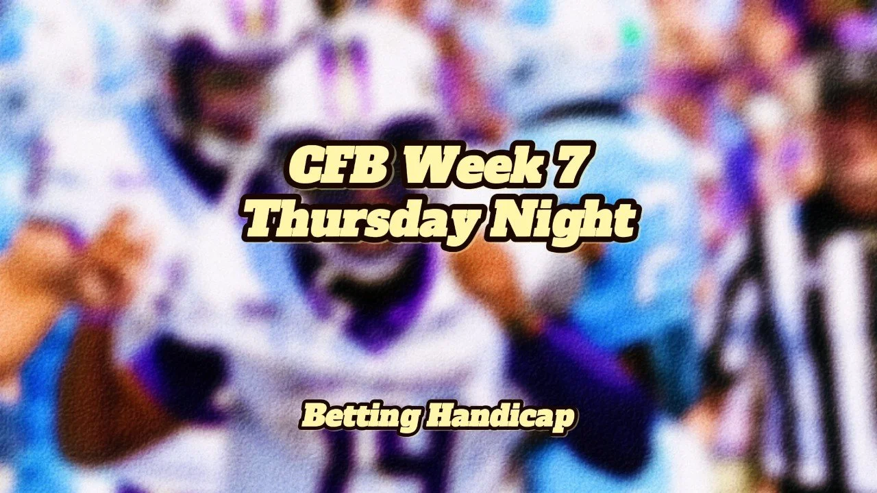 CFB Week 7: Thursday Night Football