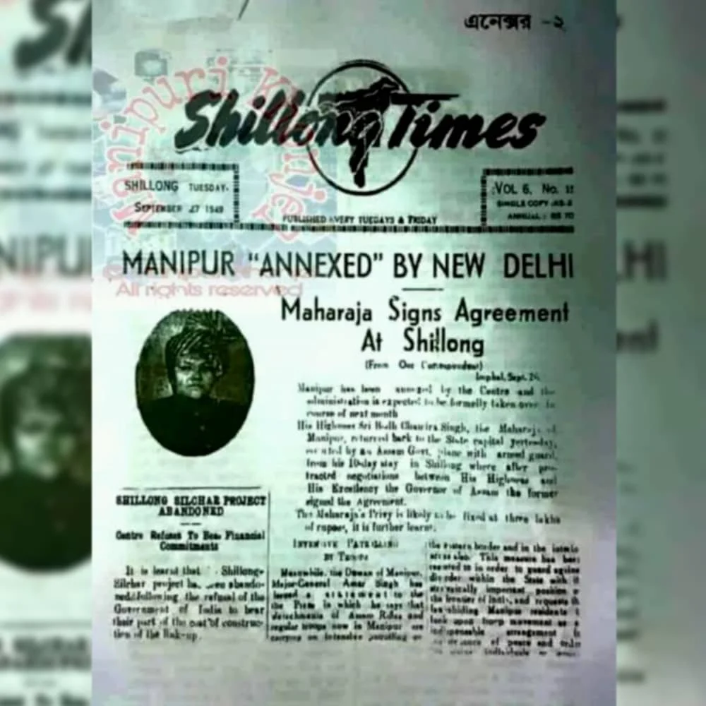 How India illegally annexed Manipur