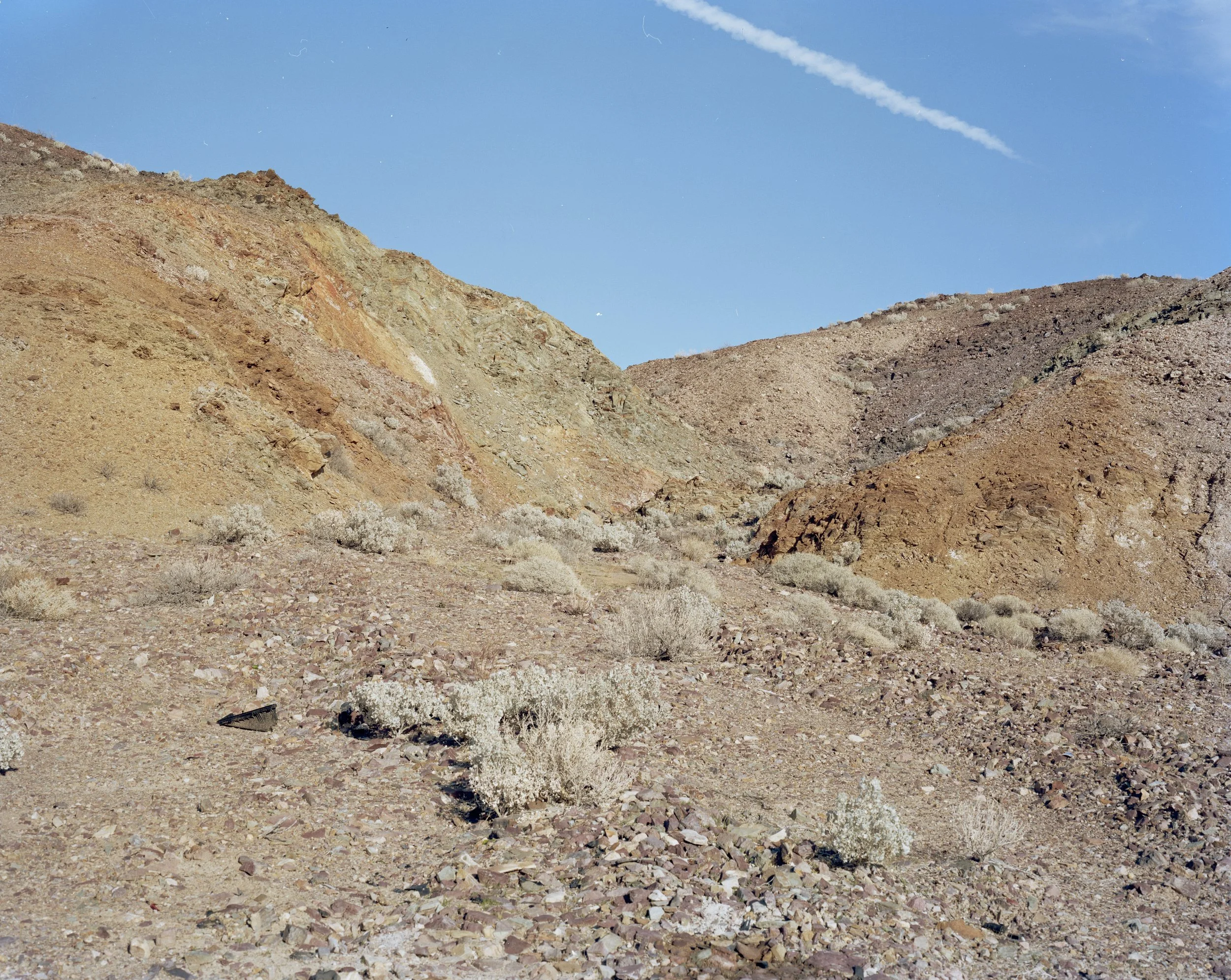 4x5 color film. Tecopa, CA