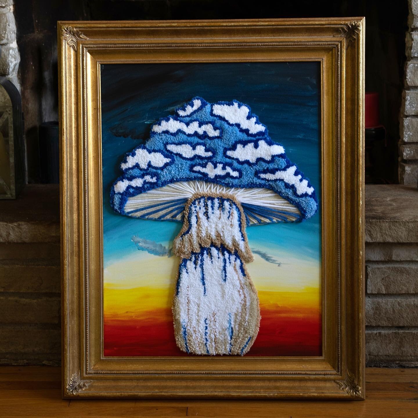 MUSHROOM #3

This mushroom came about as I was making the last one. A soon as the dots became clouds, I knew it had to be blue so then it had to be for my grandma, my fairy queen 💙🦋