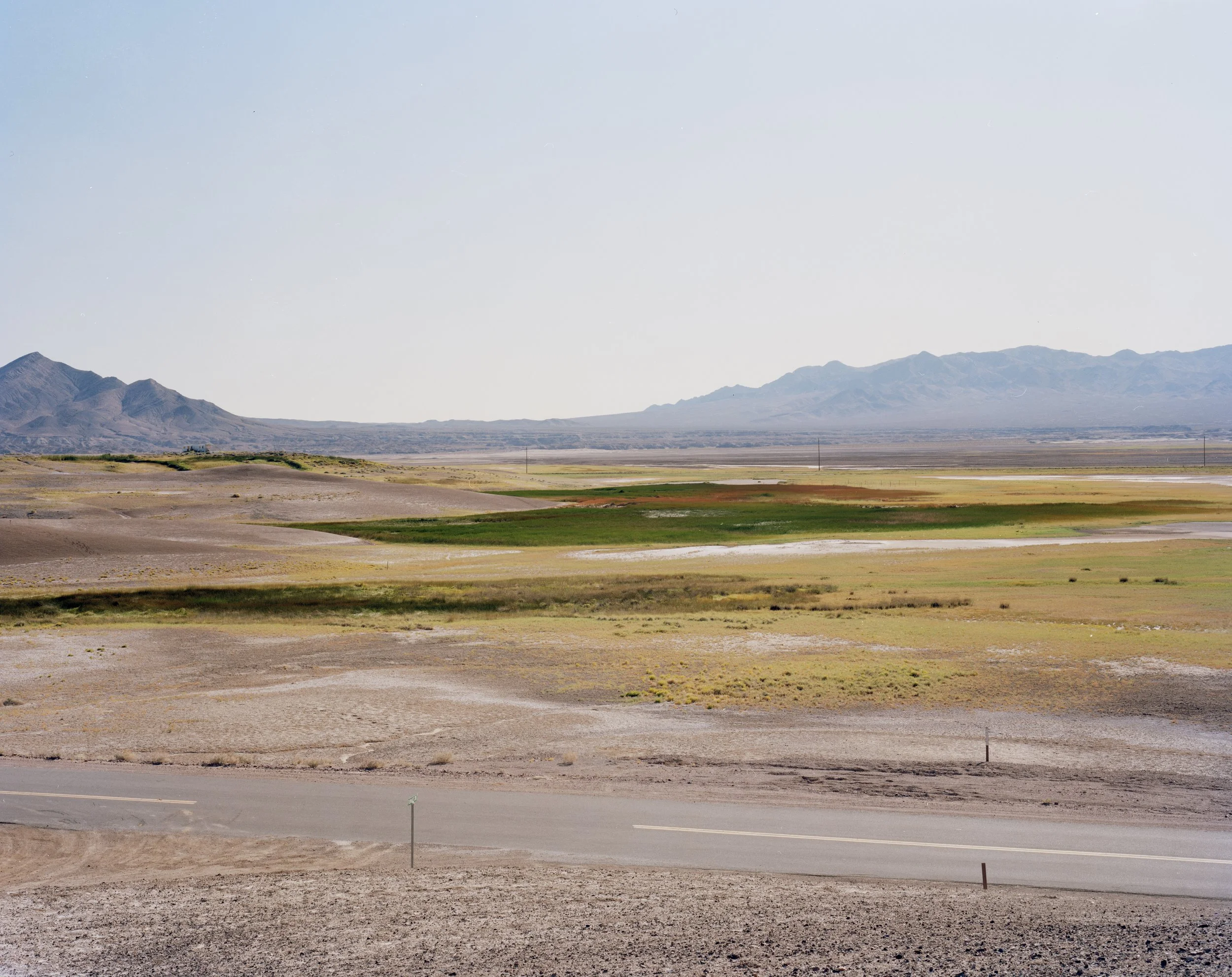 4x5 color film. Tecopa, CA