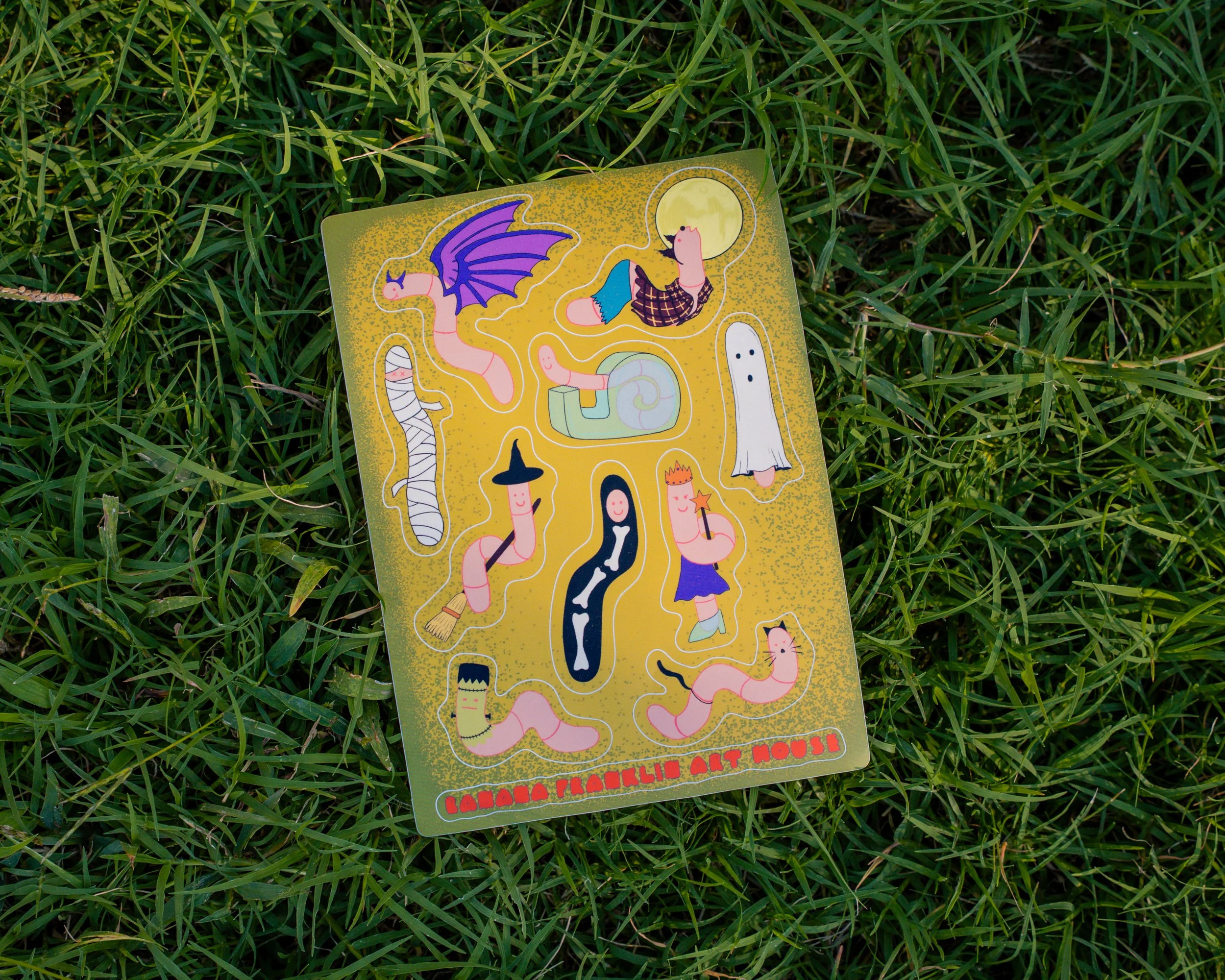 Hallowormies Sticker Sheet