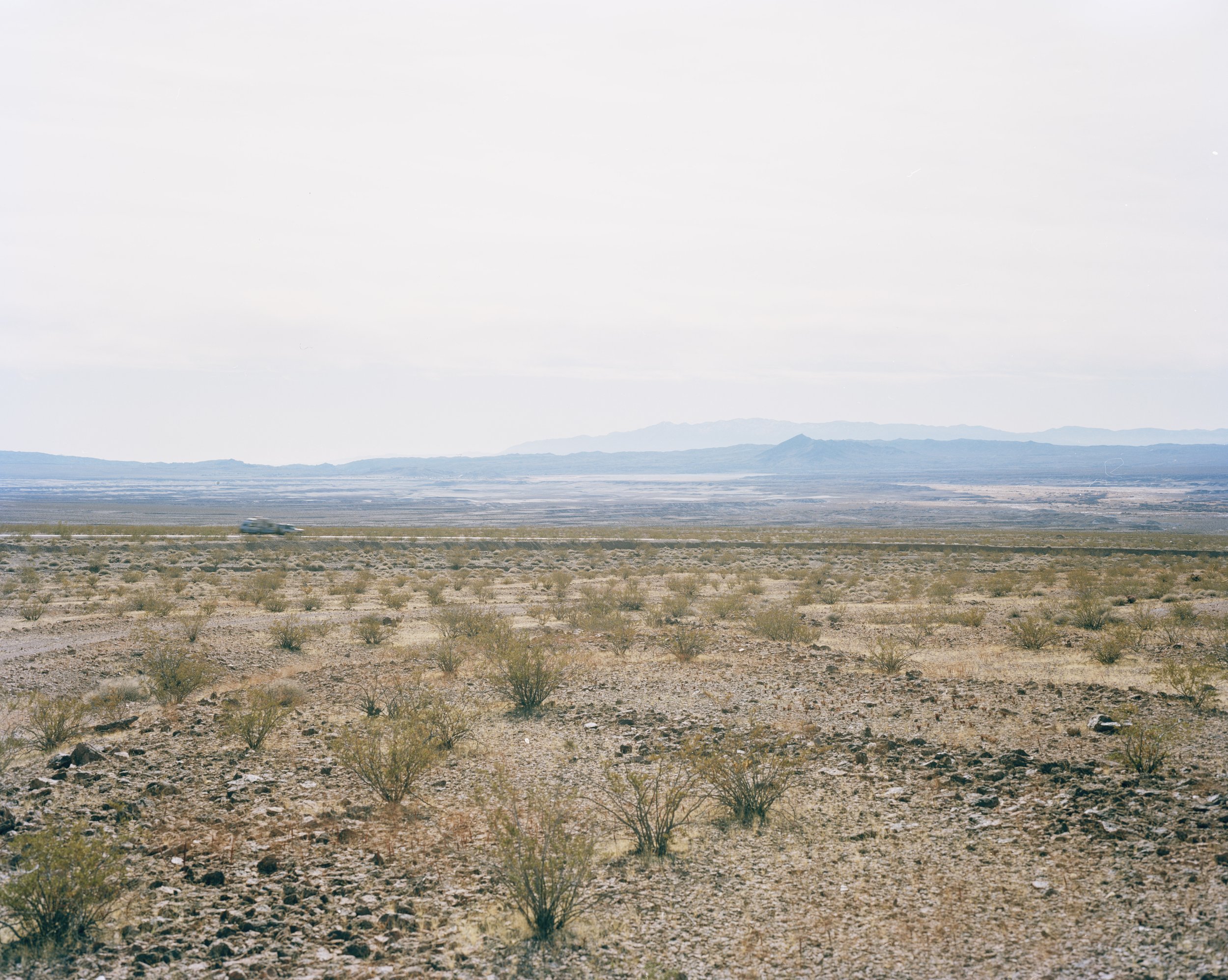 4x5 color film. Tecopa, CA