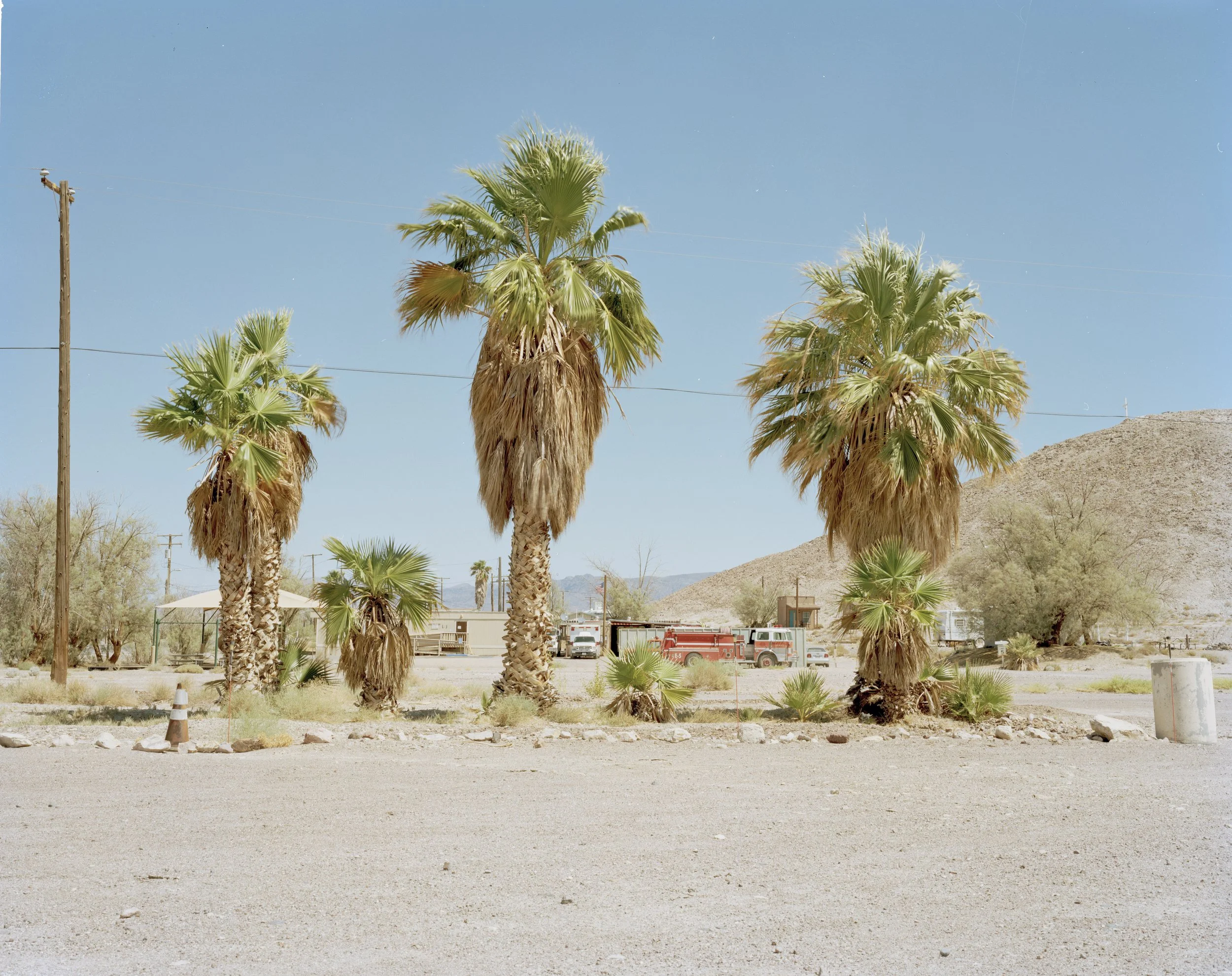 4x5 color film. Tecopa, CA