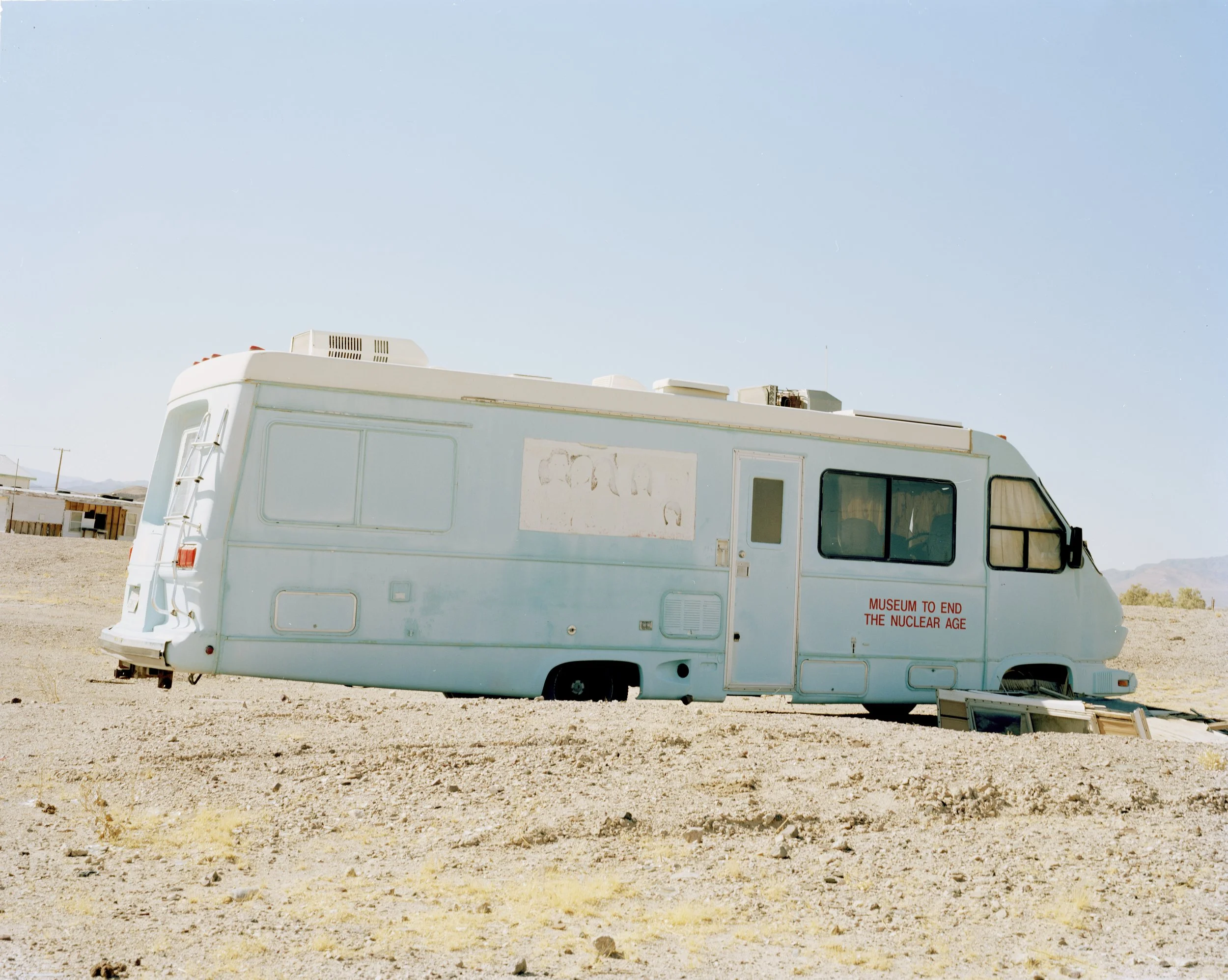 4x5 color film. Tecopa, CA