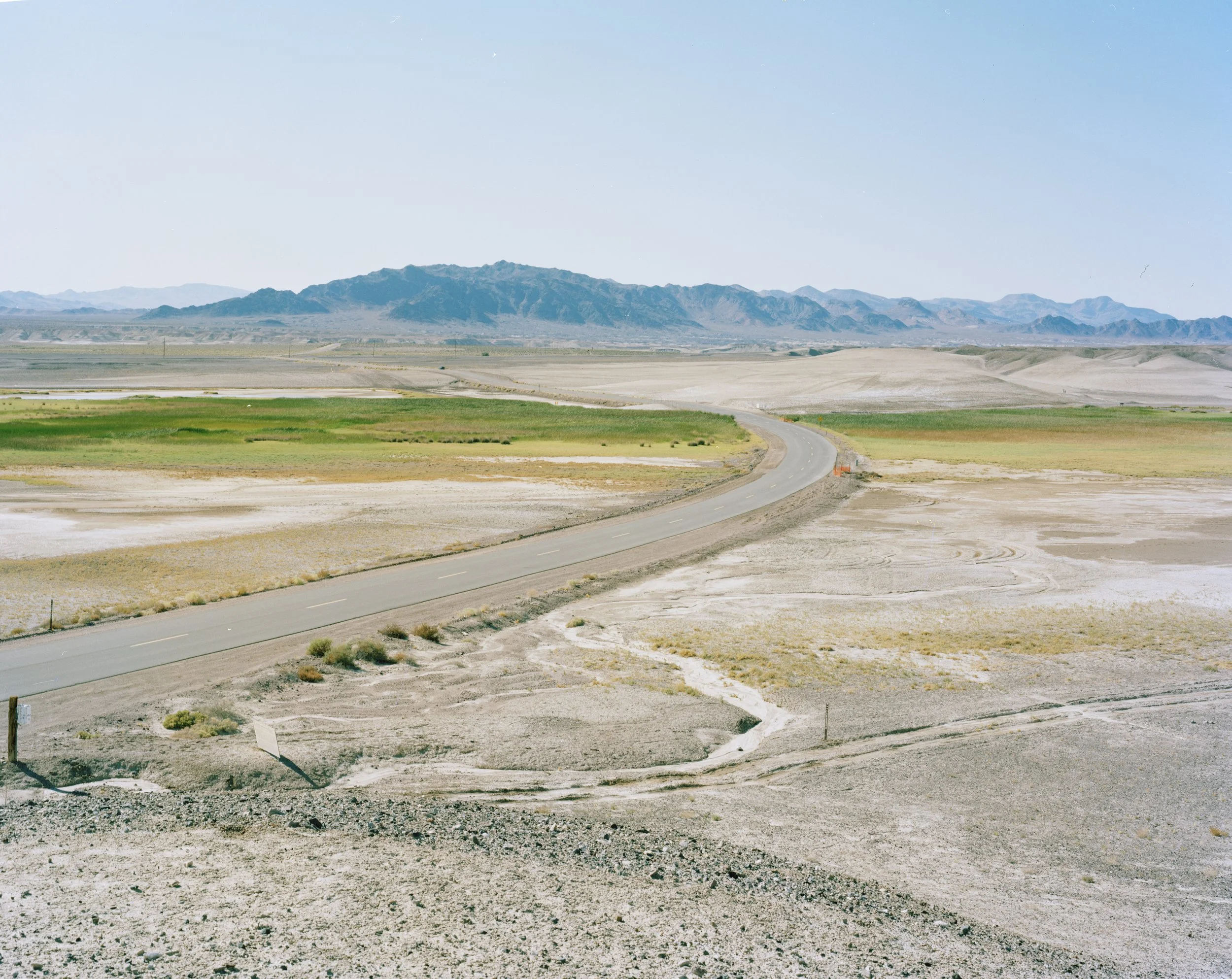 4x5 color film. Tecopa, CA