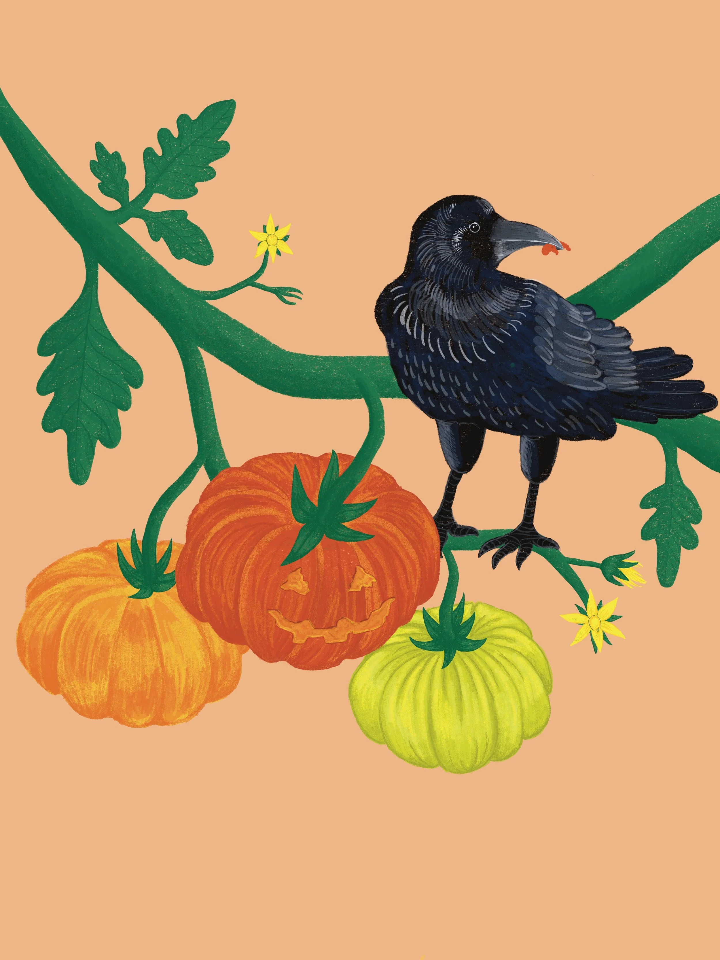 Halloween Harvest Print