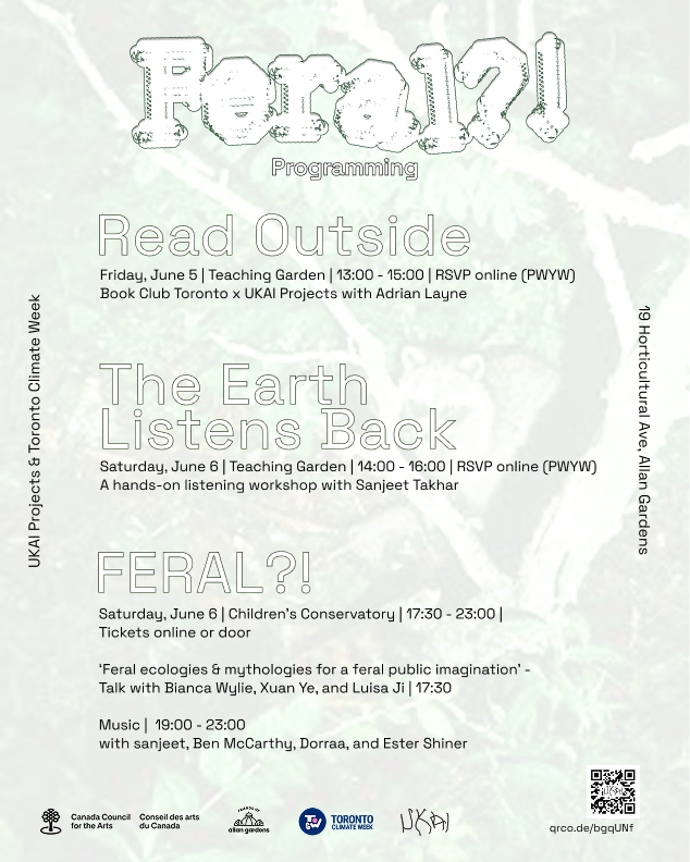Read Outside | UKAI Projects X Book Club Toronto