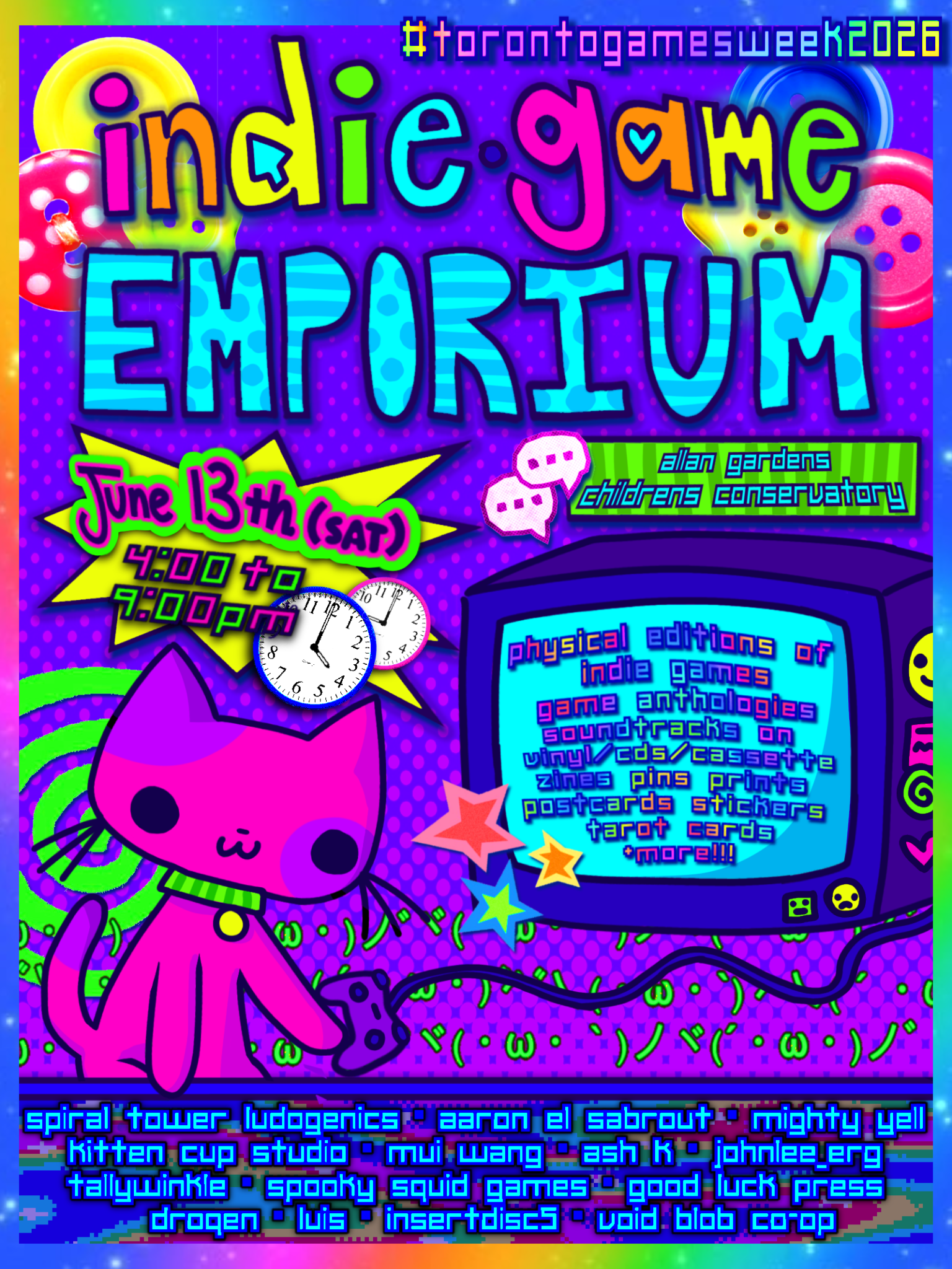 Kitten Cup Tea Party & Indie Game Emporium