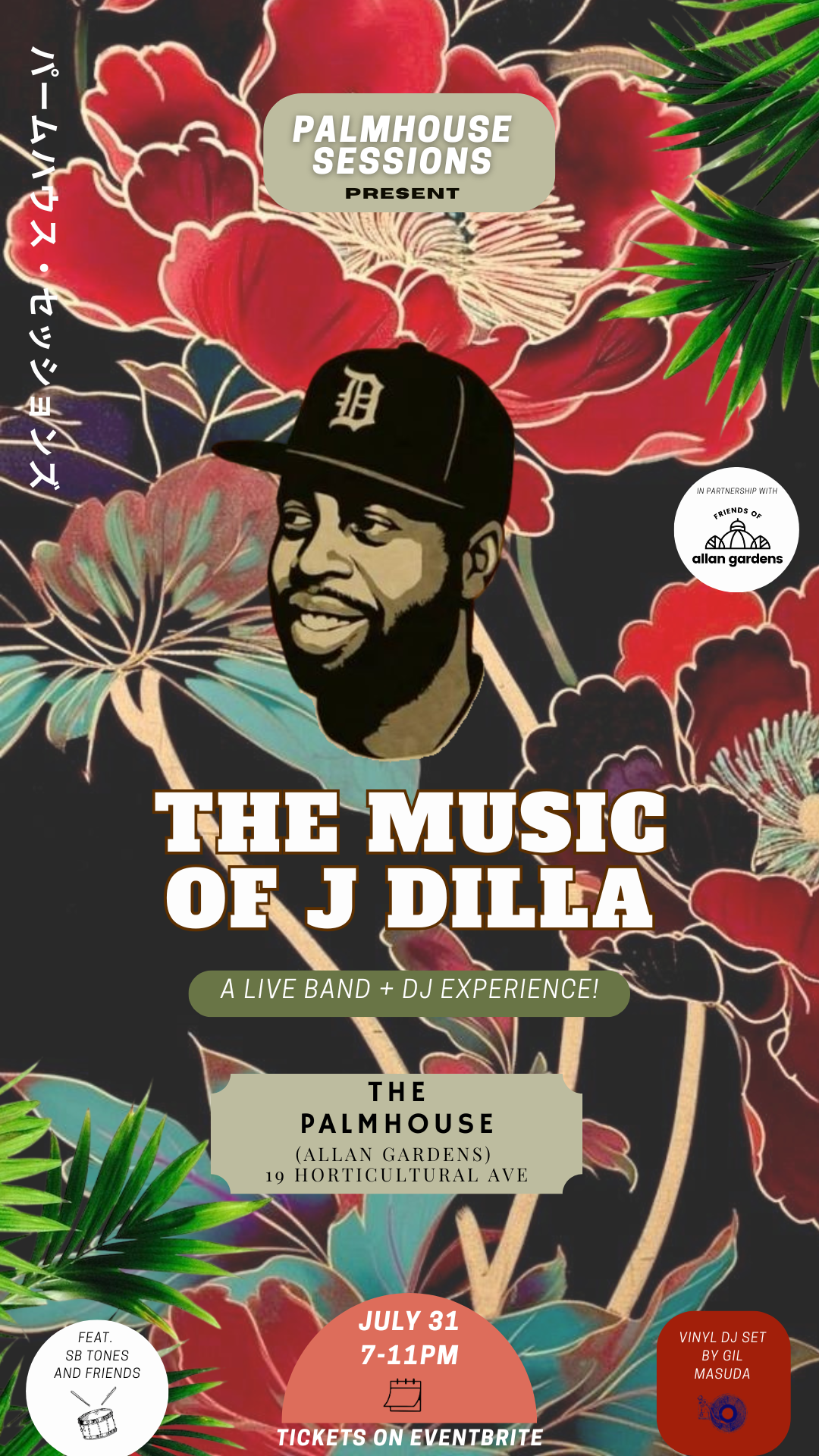 PalmHouse Sessions Present: The Music Of J Dilla