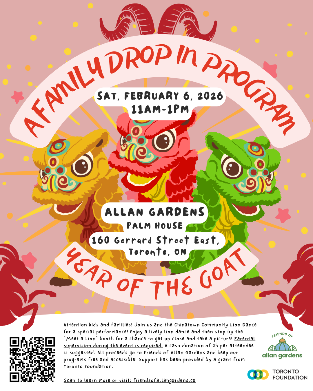 Lion Dance at Allan Gardens!
