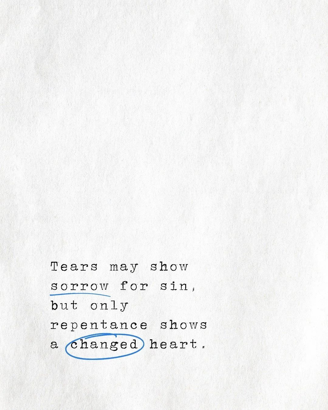 Tears are good, but they’re not the finish line. Israel wept at Bochim, but their sorrow didn’t lead to change—and it became a warning for us. True repentance doesn’t stop at emotion; it moves us toward transformation. Read Pa
