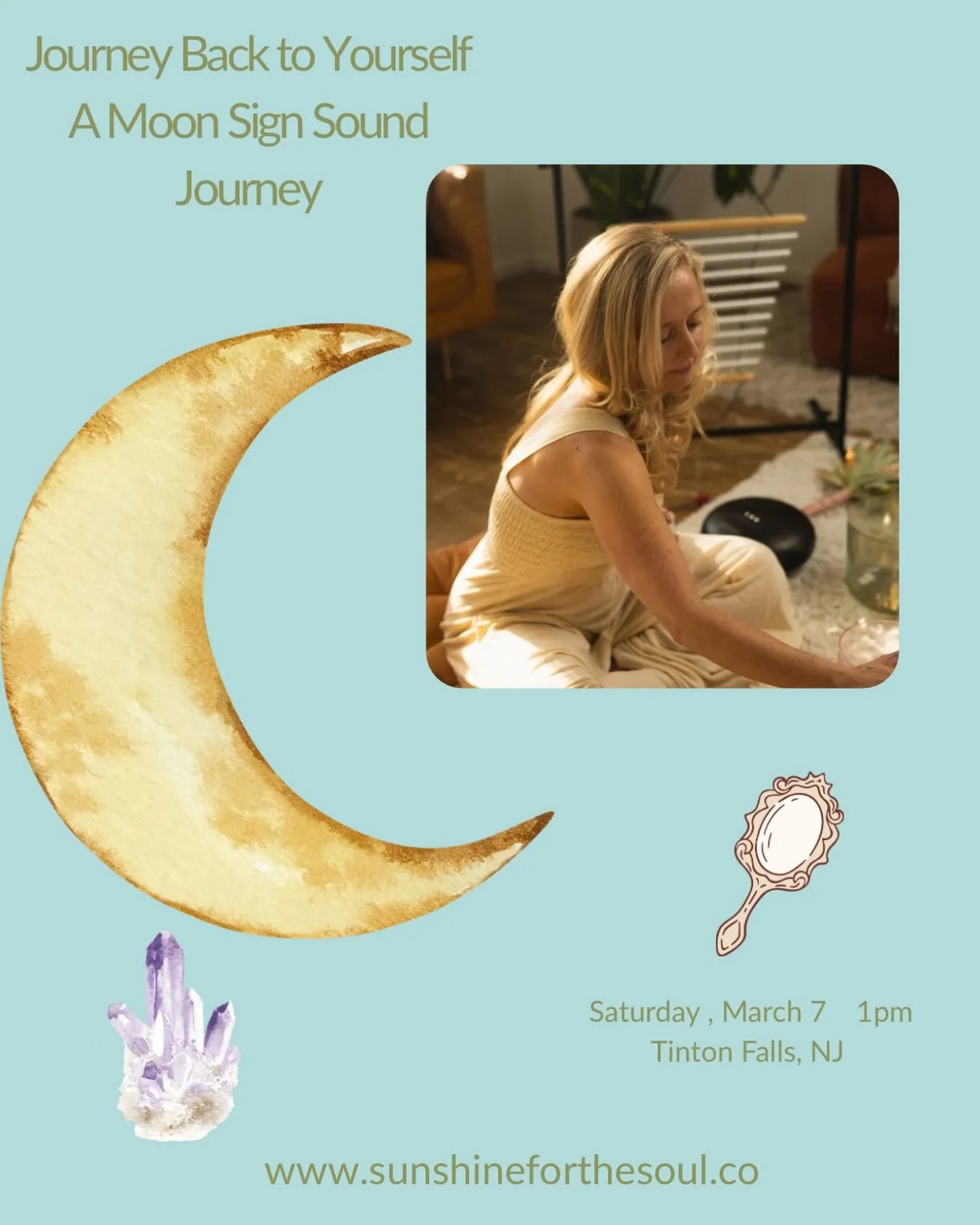 It&rsquo;s here. 🤍
 Tickets are officially open.

Journey Back to Yourself A 75-minute transformational sound bath experience
 ✨ Limited to 10 women ✨
This is a deeply nurturing, heart-centered sound journey for women who are ready to soften, feel, 