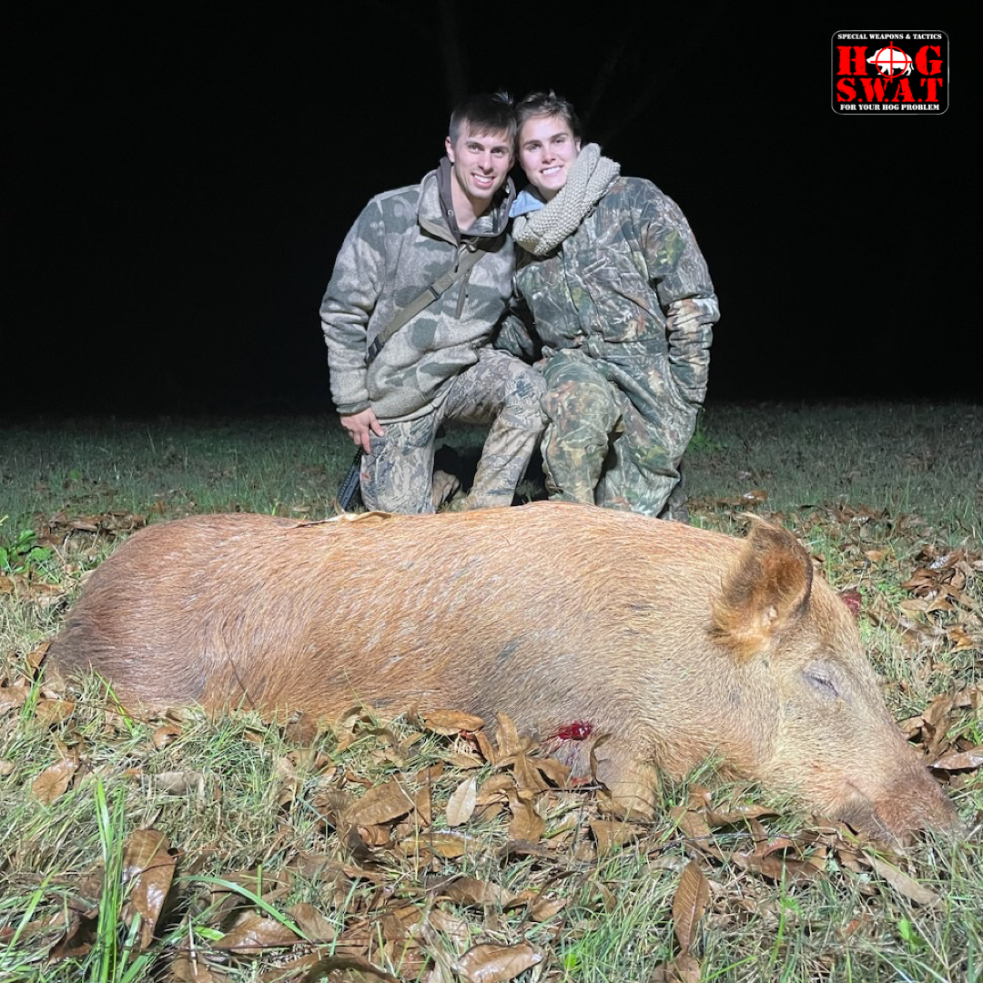Couples Hog Hunt Smithville, Georgia