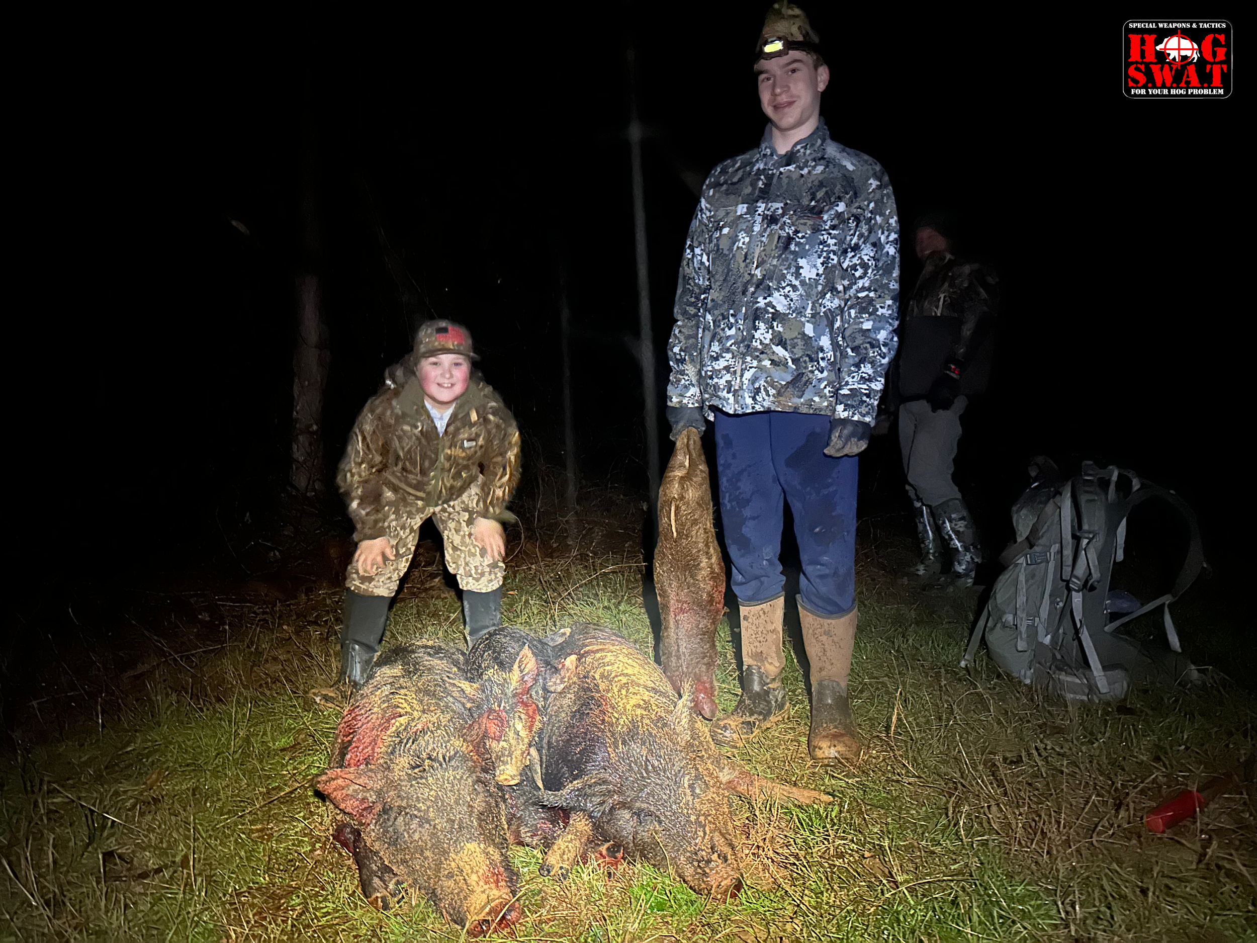 Family Hog Hunting