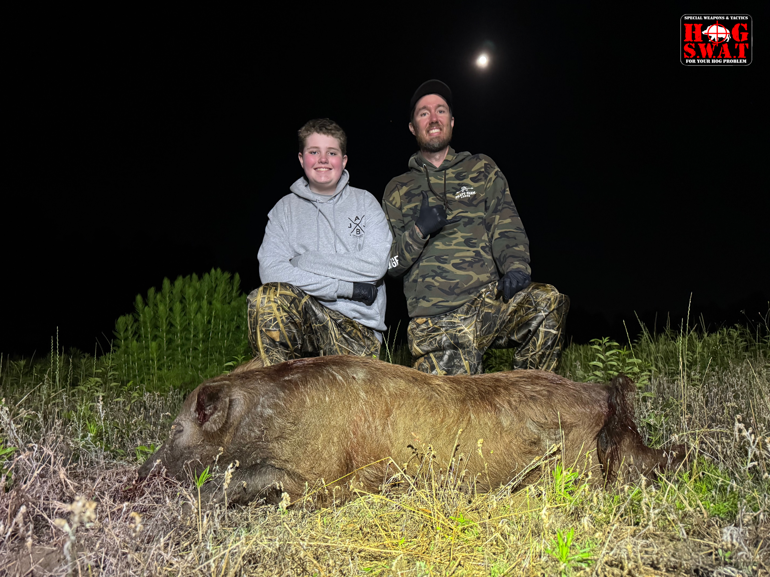 Father And Son Hog Hunt