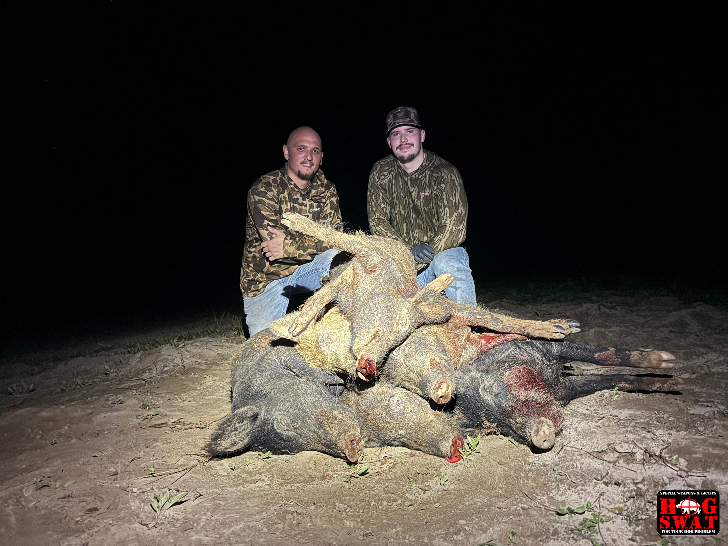 Pig Pile In Georgia - Hog Hunting