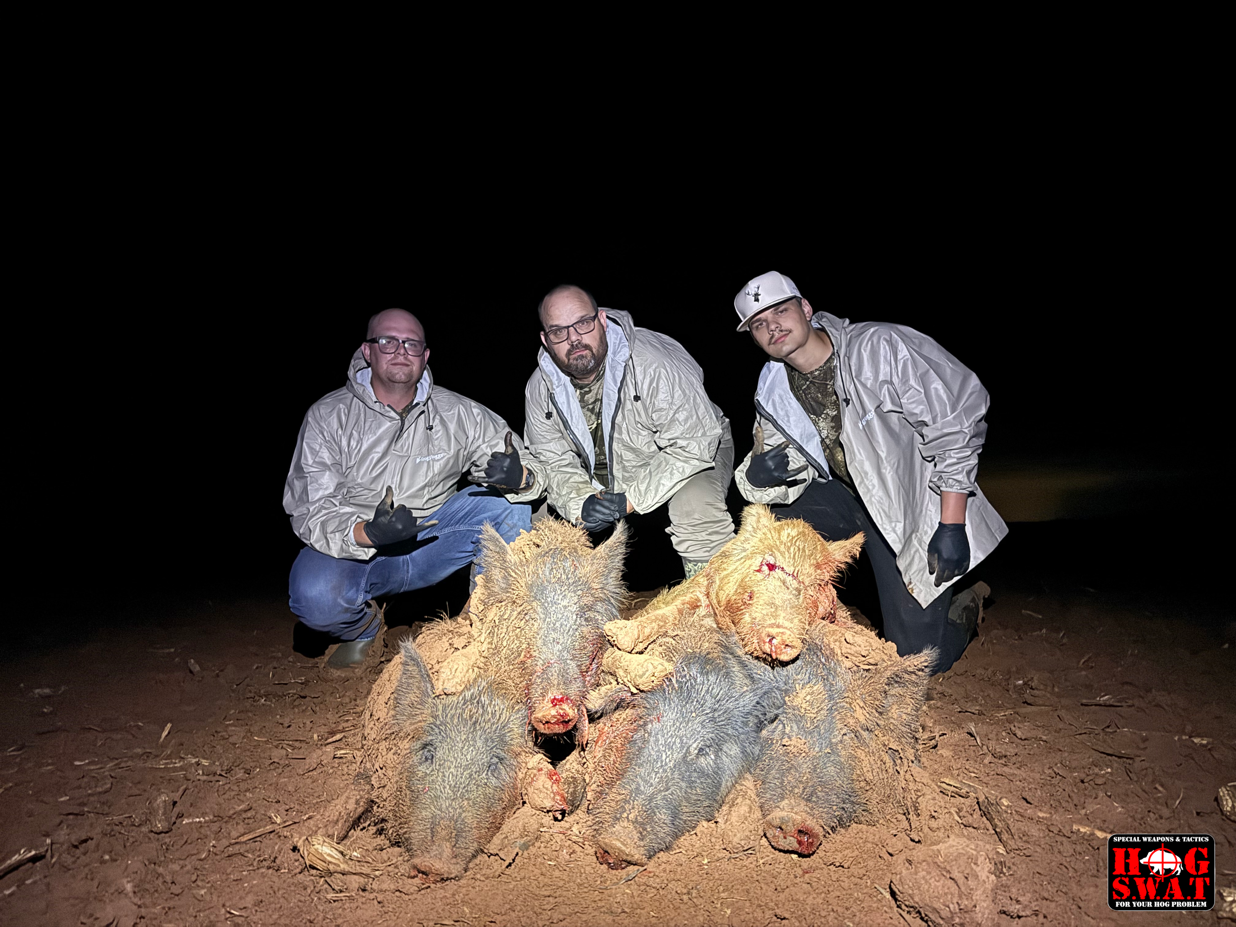 Stacking Hogs - Thermal Hog Hunting