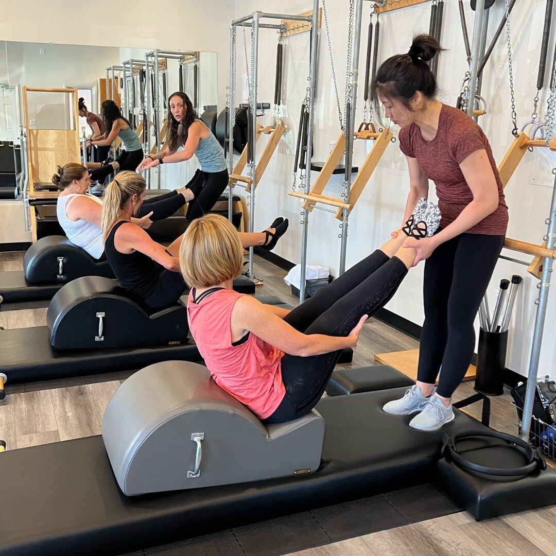 Why should you do Pilates?

Easy Answer...

🔹Increases Core Strength
🔹Improves Posture
🔹Prevents Injury
🔹Enhances Body Awareness
🔹Decreases Stress
🔹Improves Balance 
🔹Improves Flexibility/Mobility

Sign-up for your class today!

#benefitsofpil