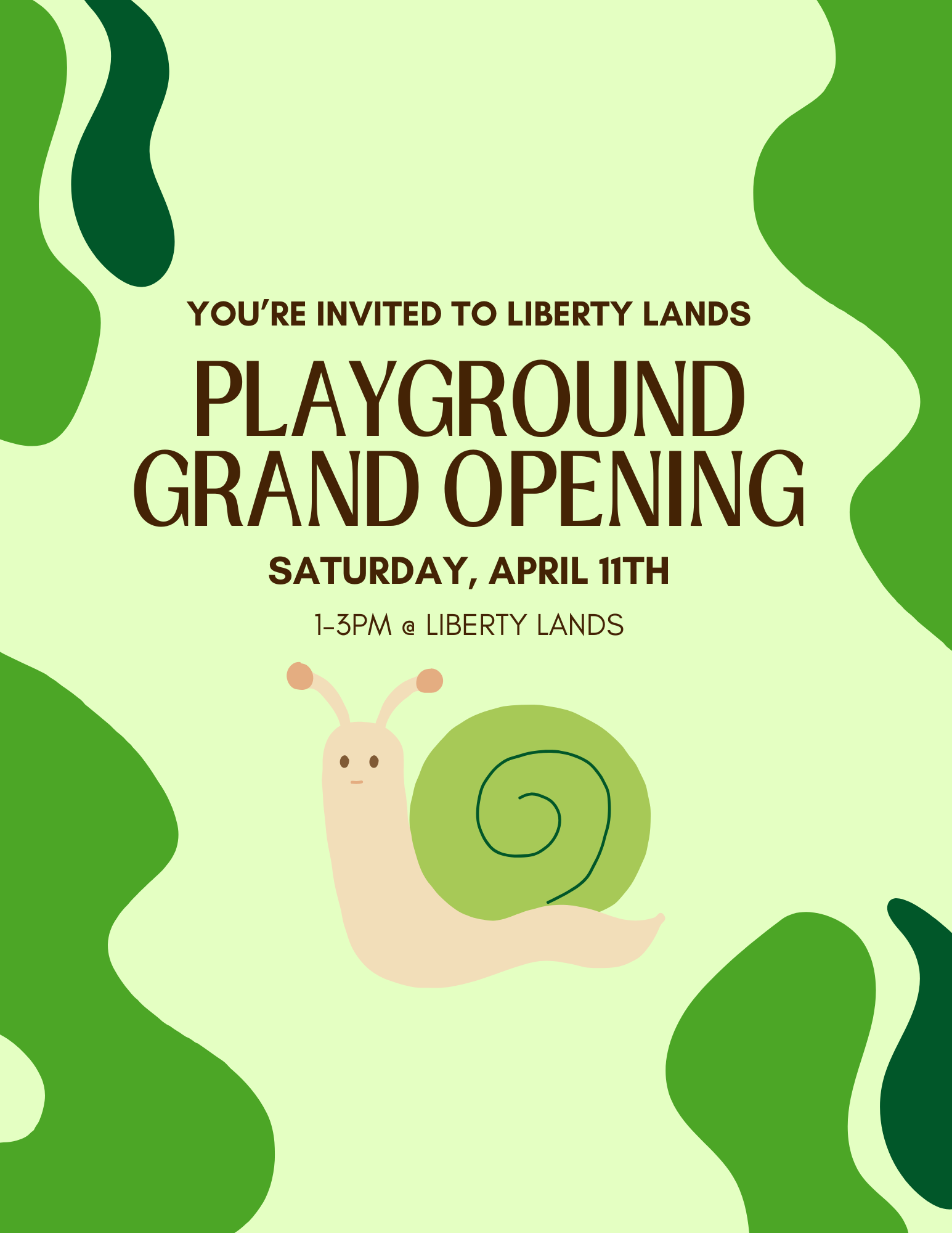 Playground Grand Opening