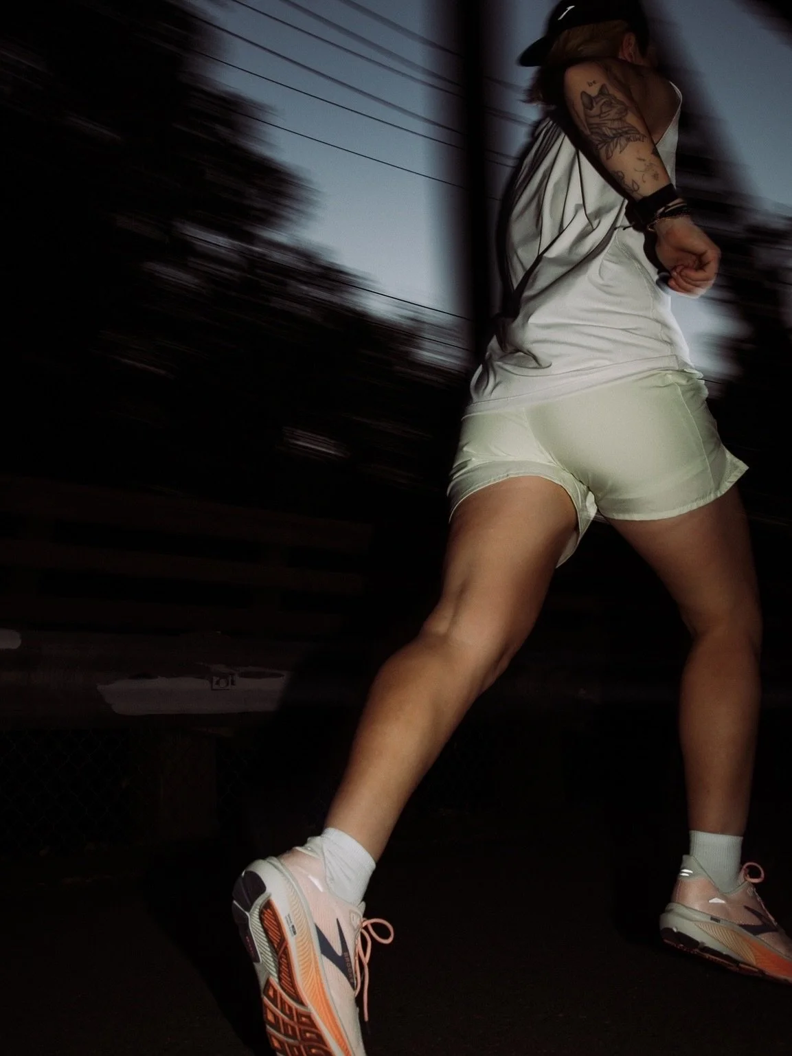Running around with @danidellarco for @brooksrunning 💫