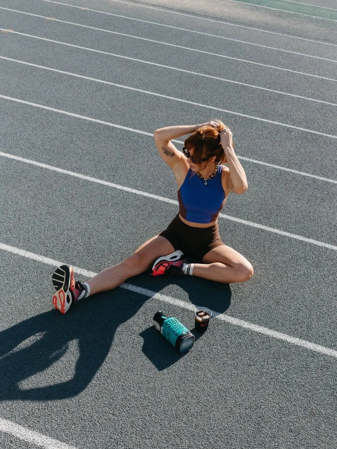 Running (and cycling) around town for @stokcoldbrew. Love when a scrappy lil shoot comes together&mdash;styled produced directed by me, modeled by the buds