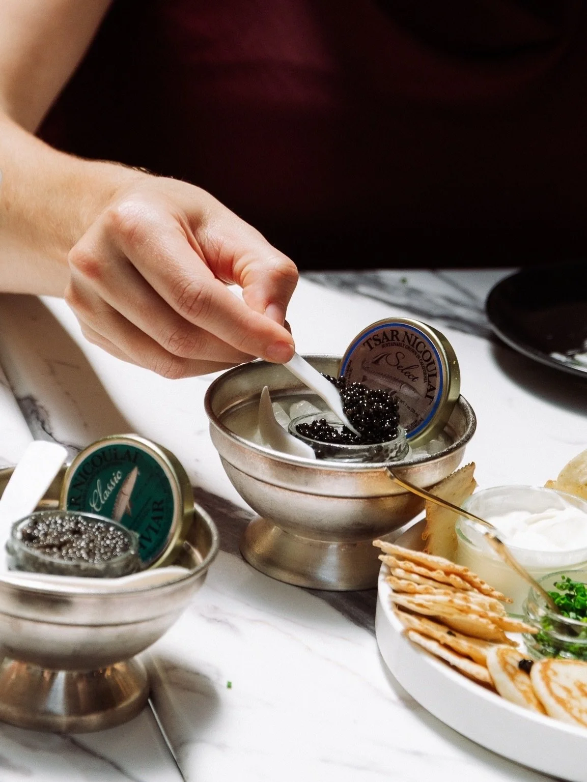 When you get asked to shoot a national caviar day event, you say yes. For @therealtsarnicoulai