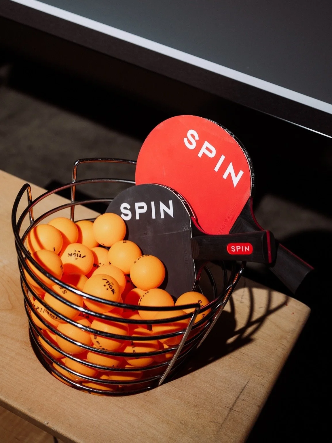 Scenes from an evening spent with @wearespin 🏓