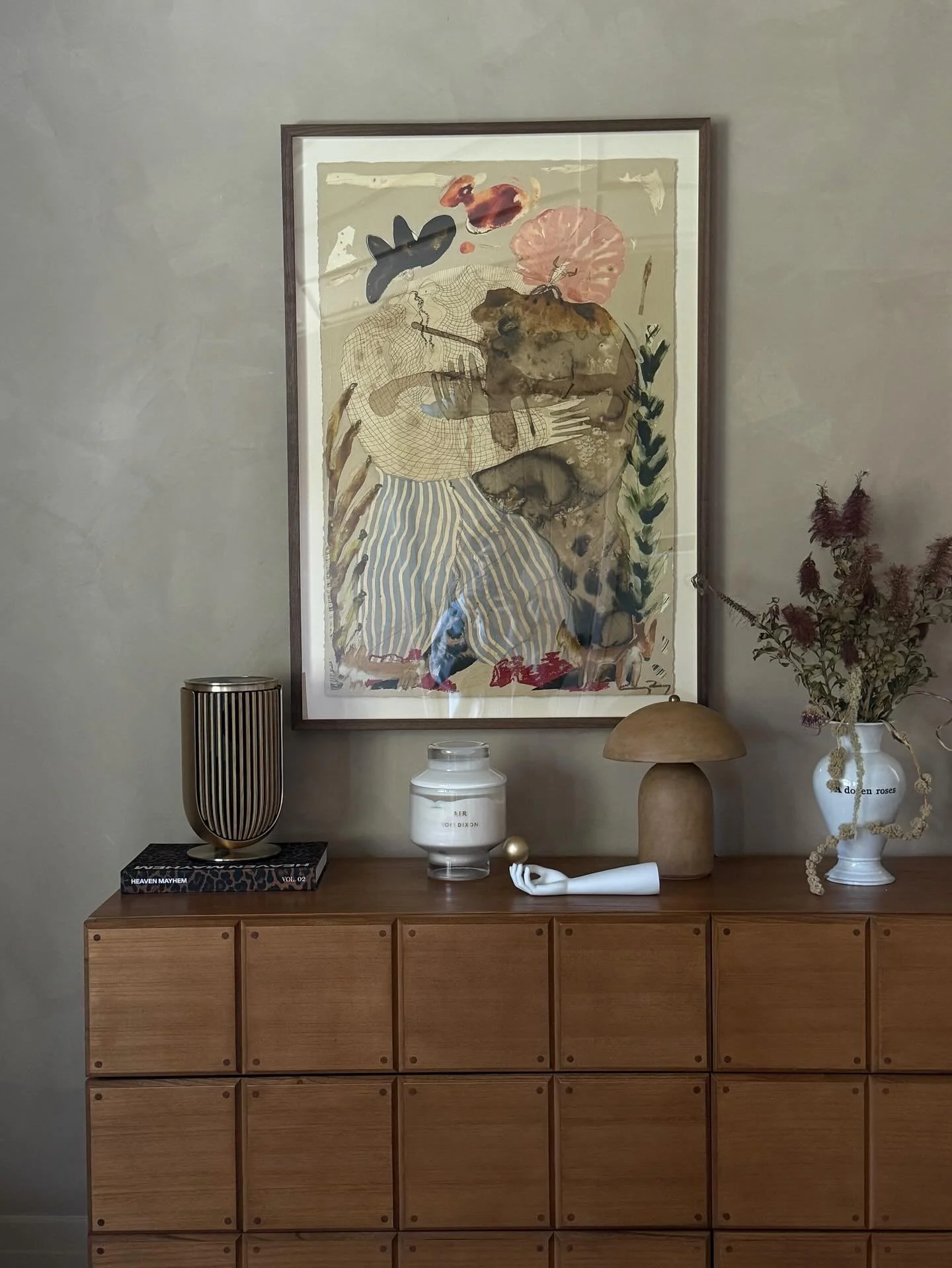 Install pics from a collector in her LA home