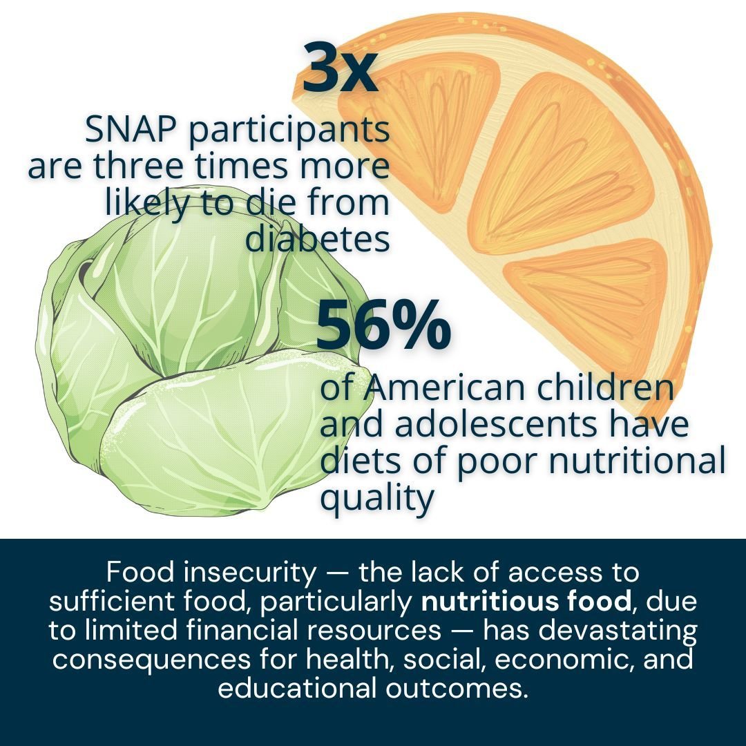 Food insecurity &mdash; the lack of access to sufficient food, particularly nutritious food, due to limited financial resources &mdash; has devastating consequences for health, social, economic, and educational outcomes.

FEI works to increase access