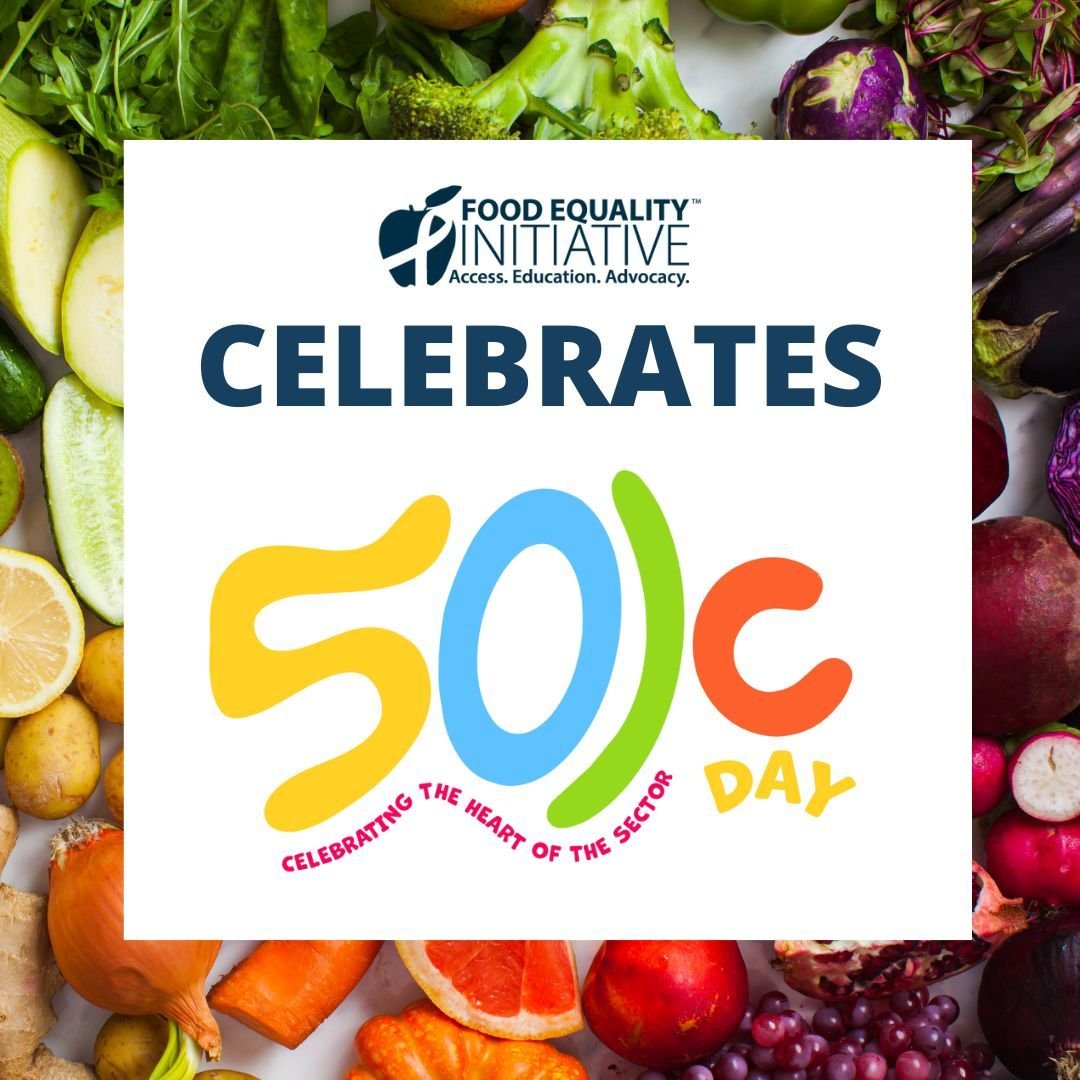 Happy #501cDay! Our friends at @npconnect declared May 1st a day to celebrate our organizations' impact on the community. 

Food Equality Initiative is proud to increase access to nourishing food as medicine and educate those at the intersection of f