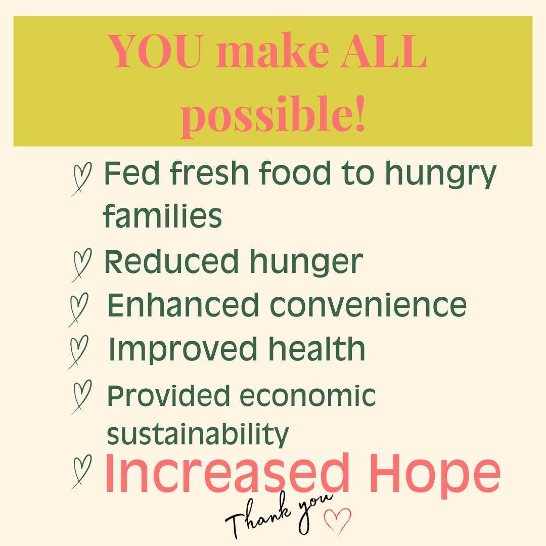 You make so much possible! Thank you!