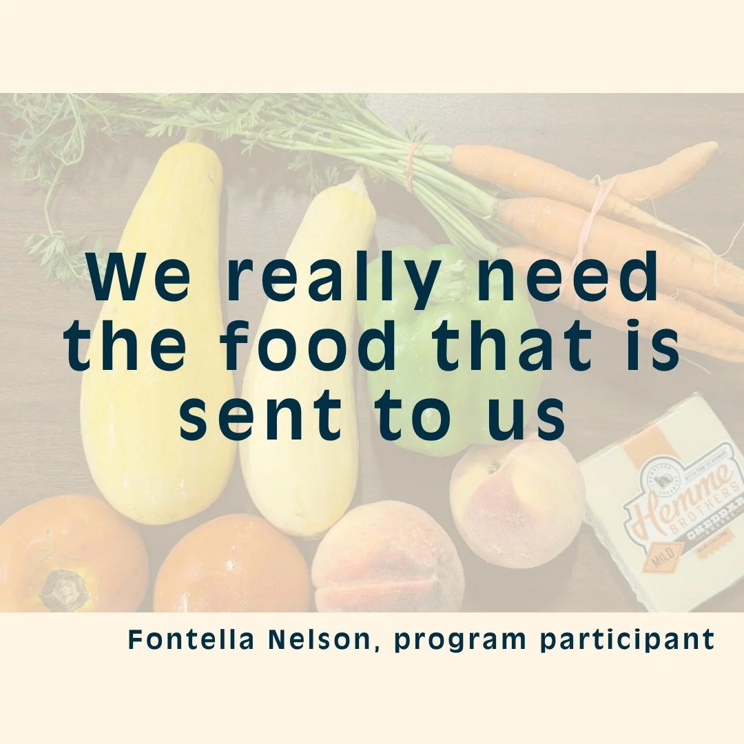 Simply put, a stark reminder of the need that exists. Some people do not have access to the food they need for their medically-required diets. Food Equality Initiative fills that gap. Thank you to all of our supporters who make our work possible. Wit