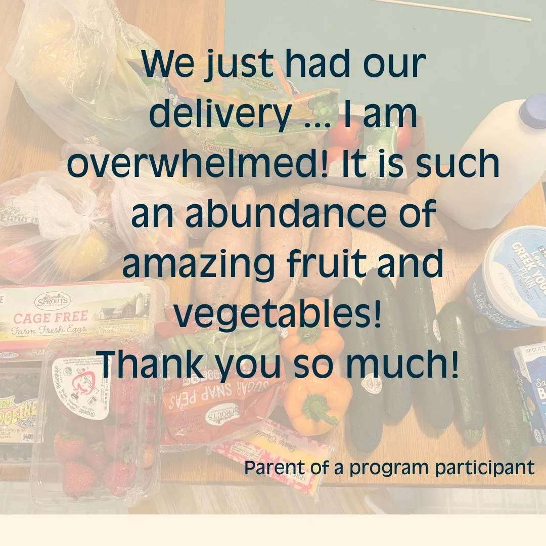Amazing our program participants with an abundance of fruit and vegetables to help them manage chronic disease and medically-required diets. 
They are all so grateful to those who generously support FEI to make their lives better. Thank you!
