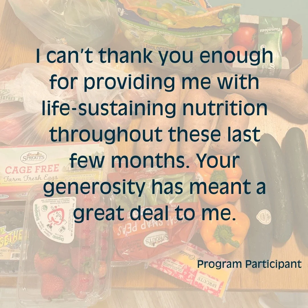 Food Equality Initiative isn&rsquo;t just about filling plates.
Food Equality Initiative is about sustaining lives.
&ldquo;Life-sustaining nutrition&hellip; your generosity has meant a great deal to me.&rdquo;
Together, we can continue nourishing hea