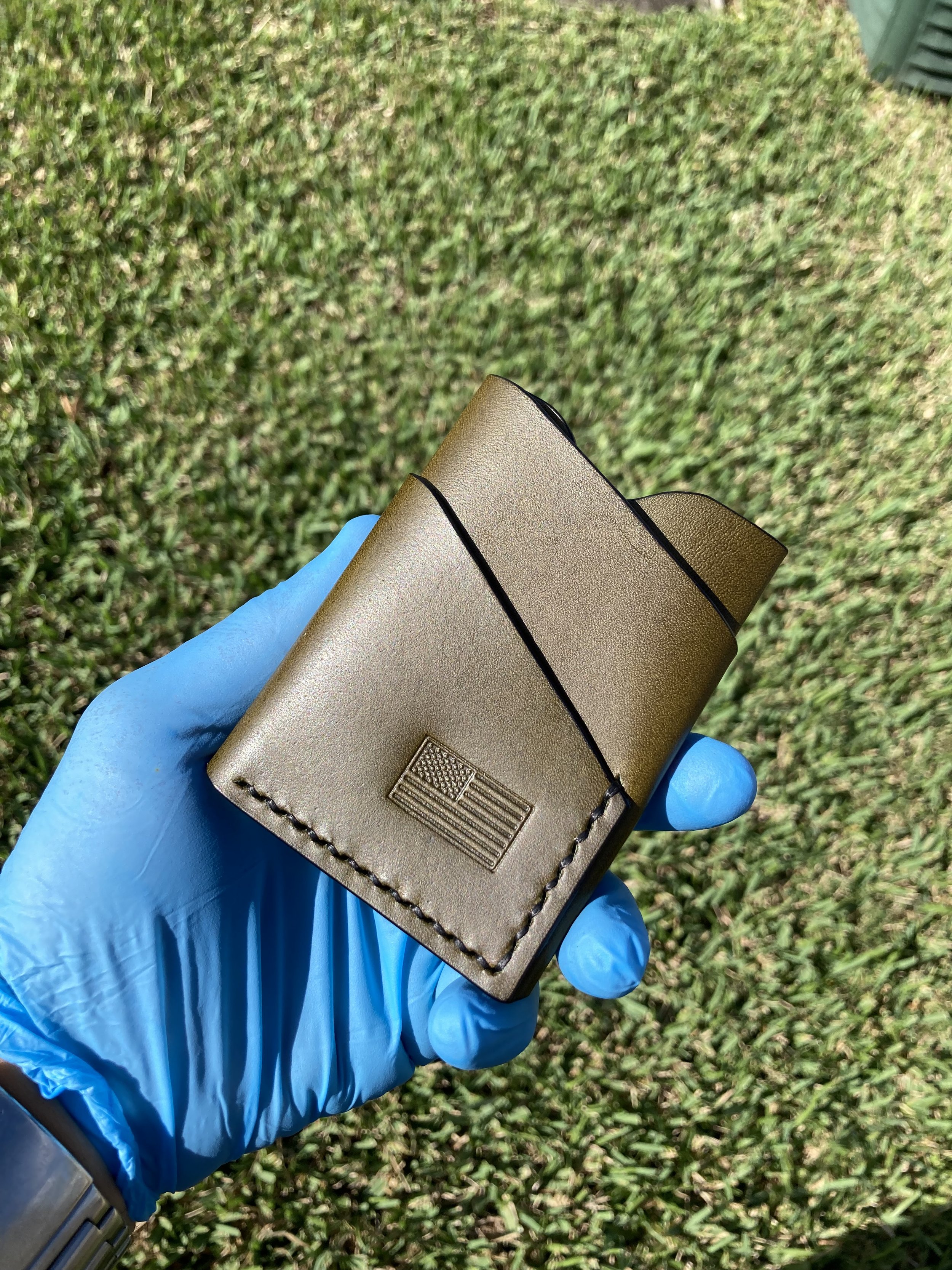 Handmade EDC wallet. Slim, durable useful design built to last.